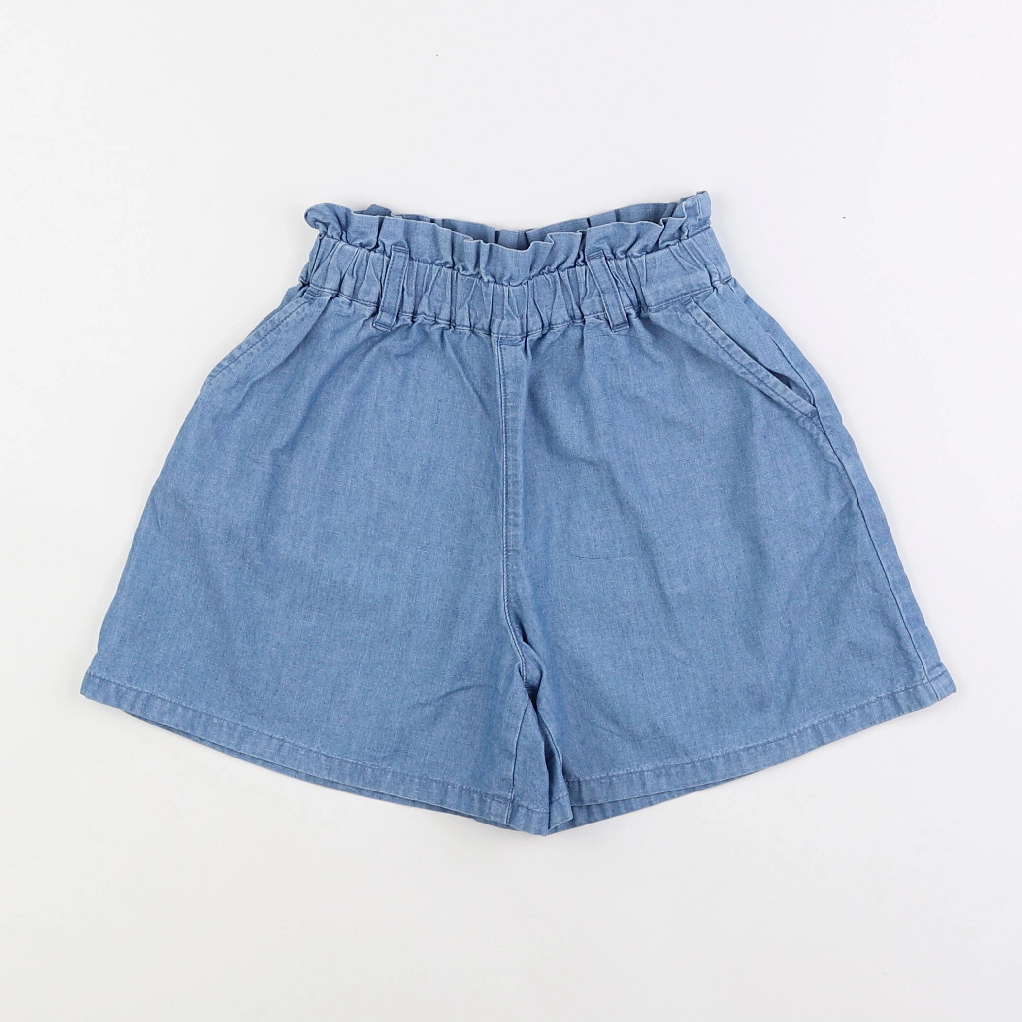 Uniqlo - short bleu - 3/4 ans