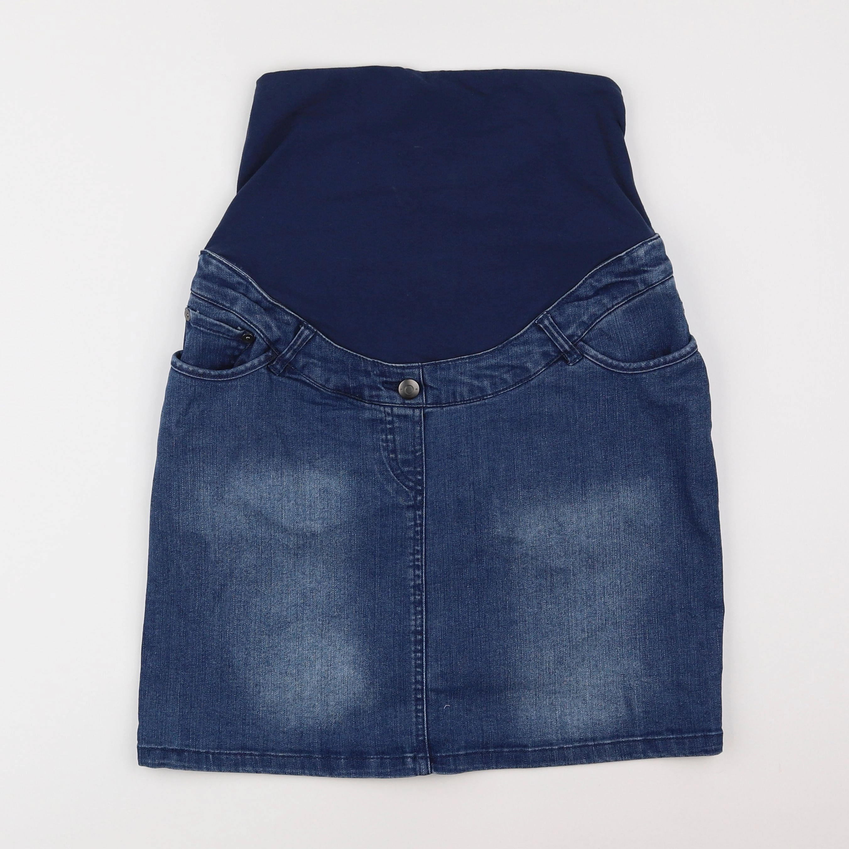 Vertbaudet - jupe grossesse bleu - 36
