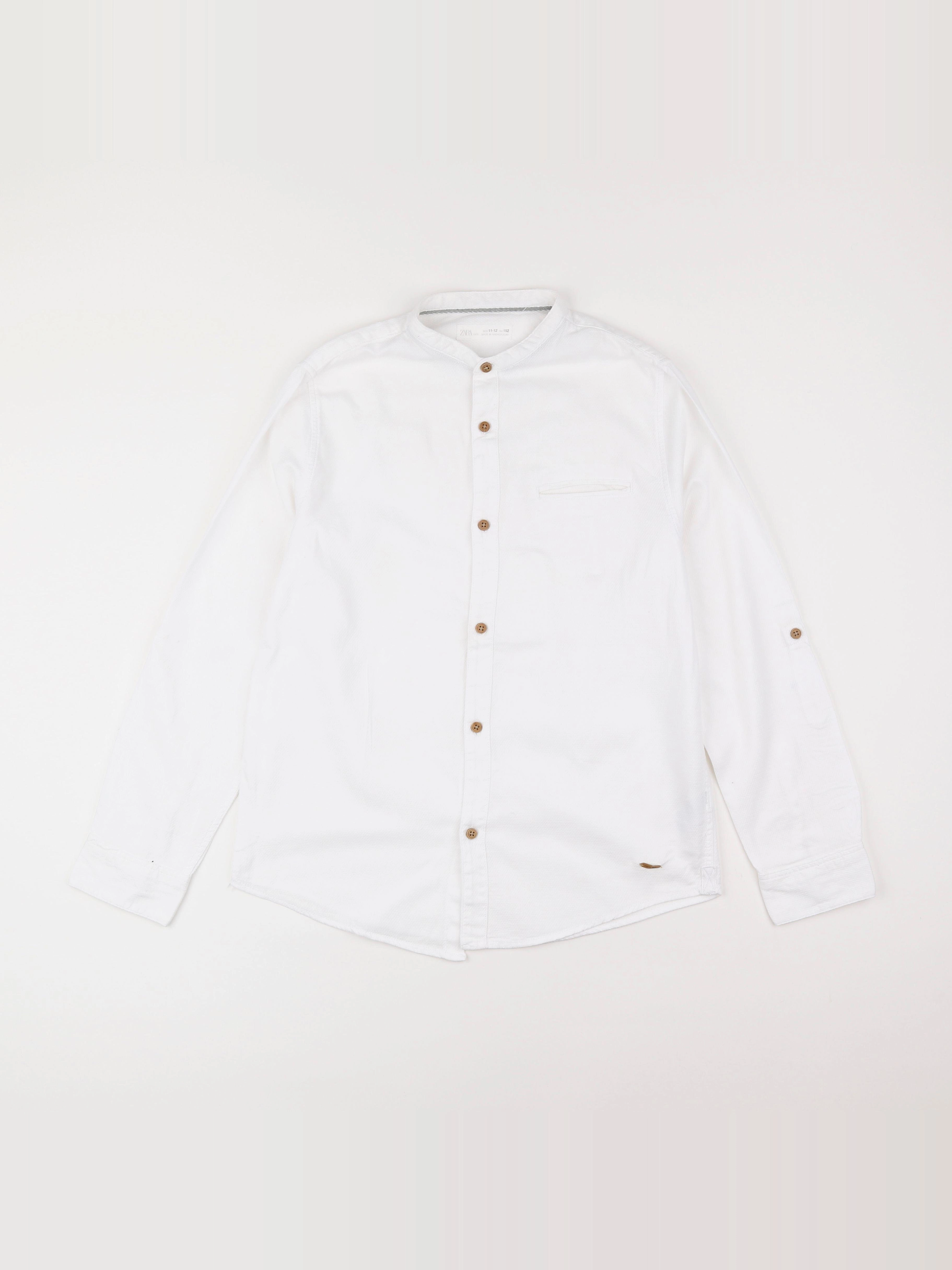 Zara - chemise blanc - 11/12 ans