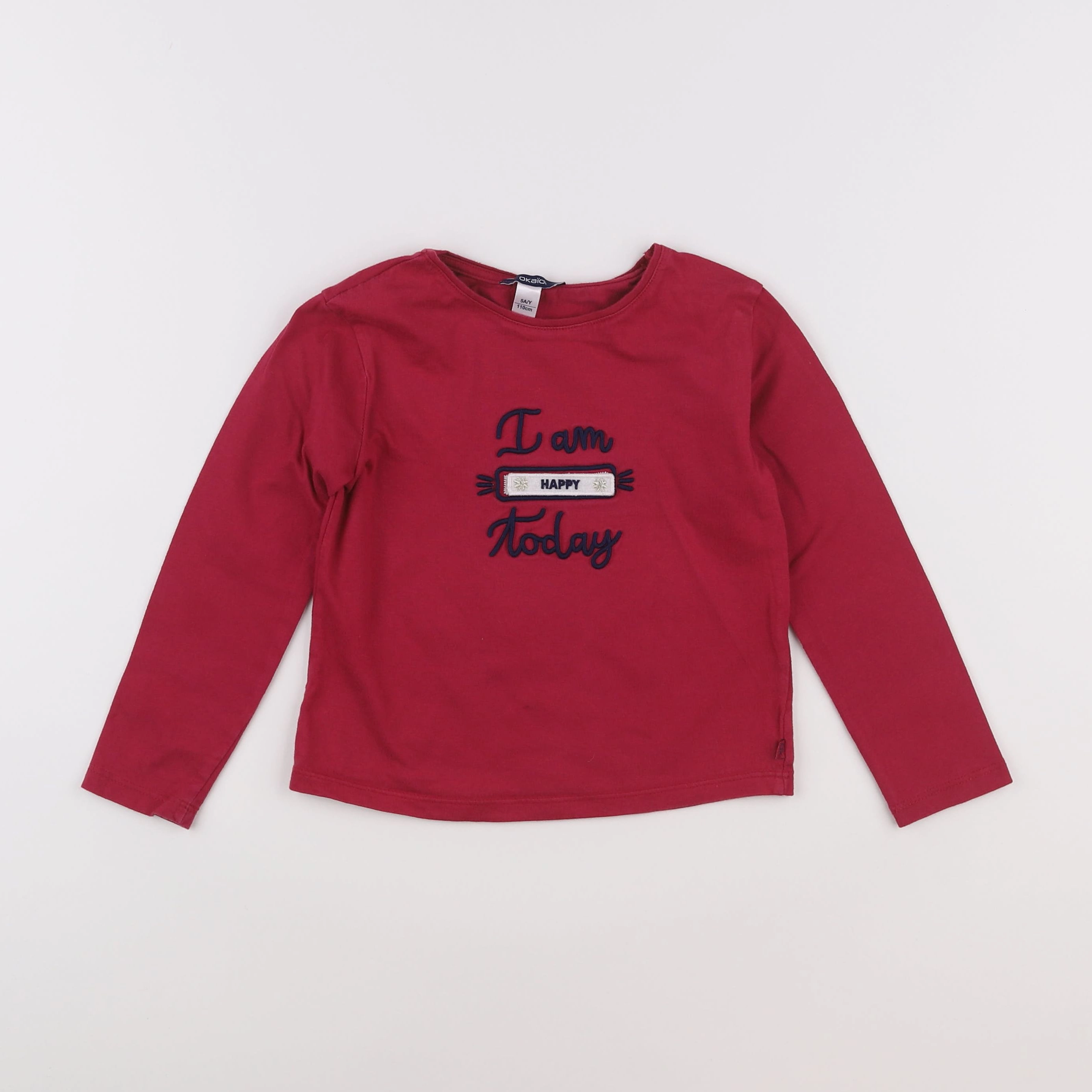 Okaidi - tee-shirt rouge - 5 ans