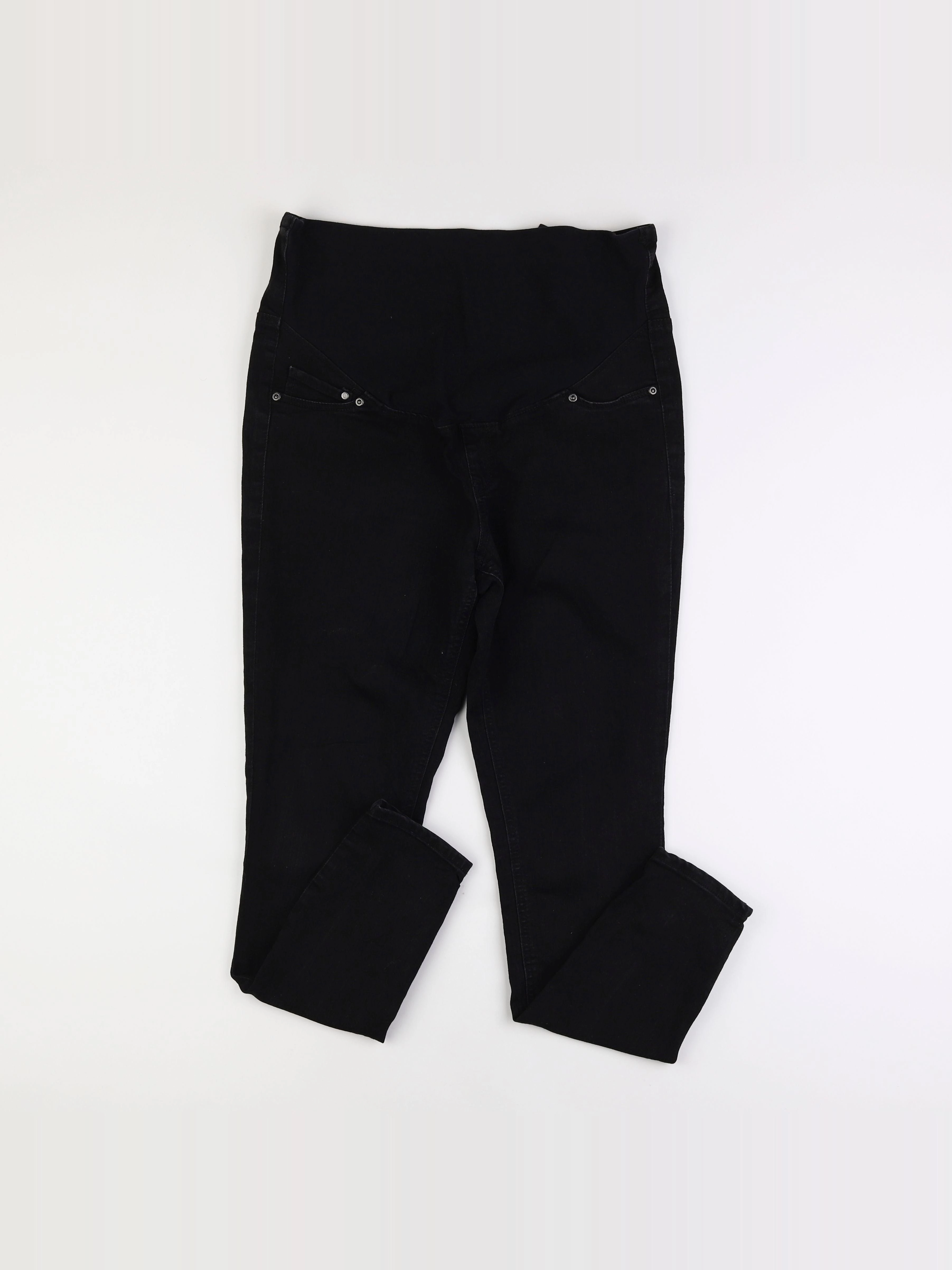 H&M - jean grossesse noir - 44 à 46
