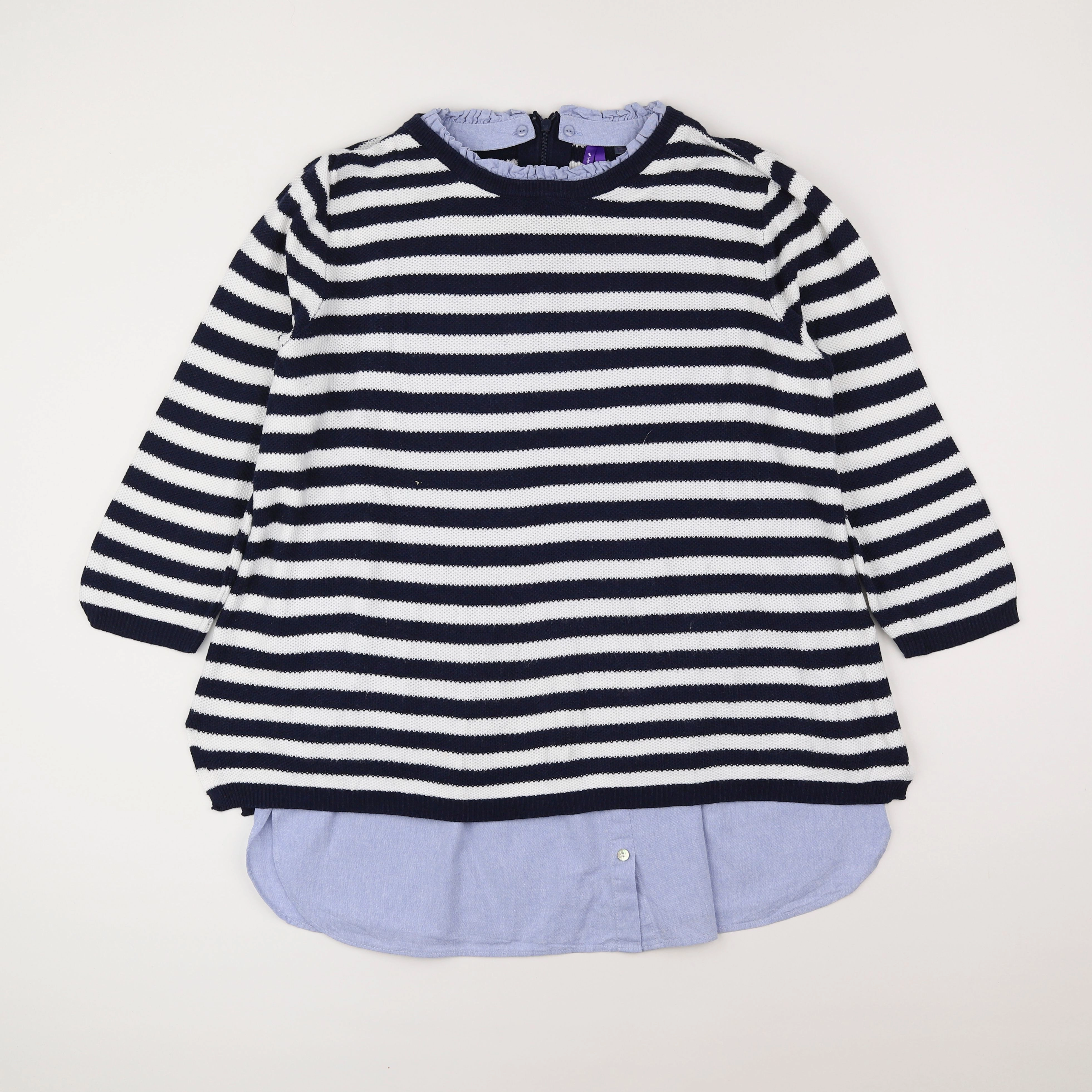 Seraphine - pull grossesse blanc, noir - 44