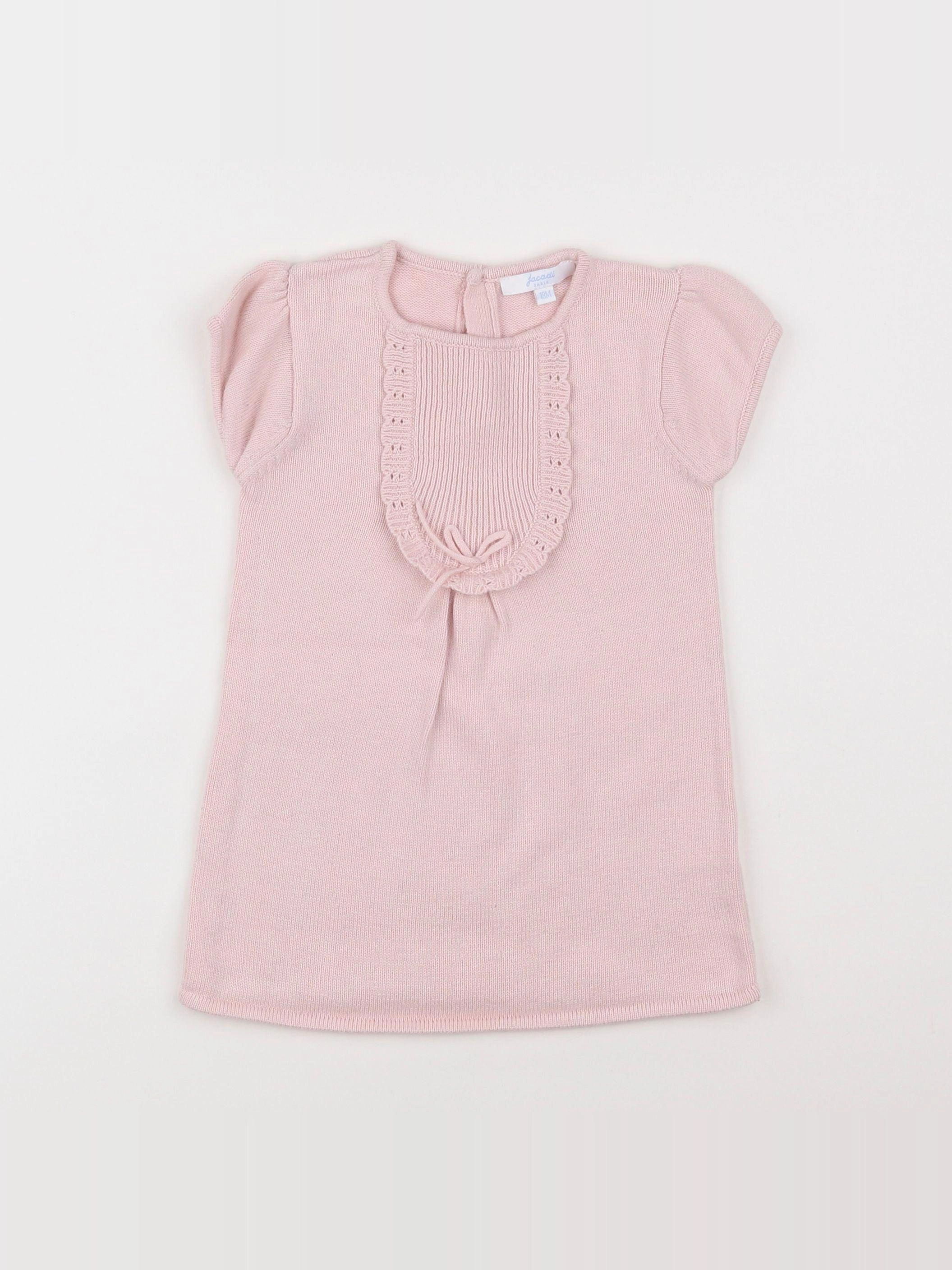Jacadi - robe rose - 18 mois