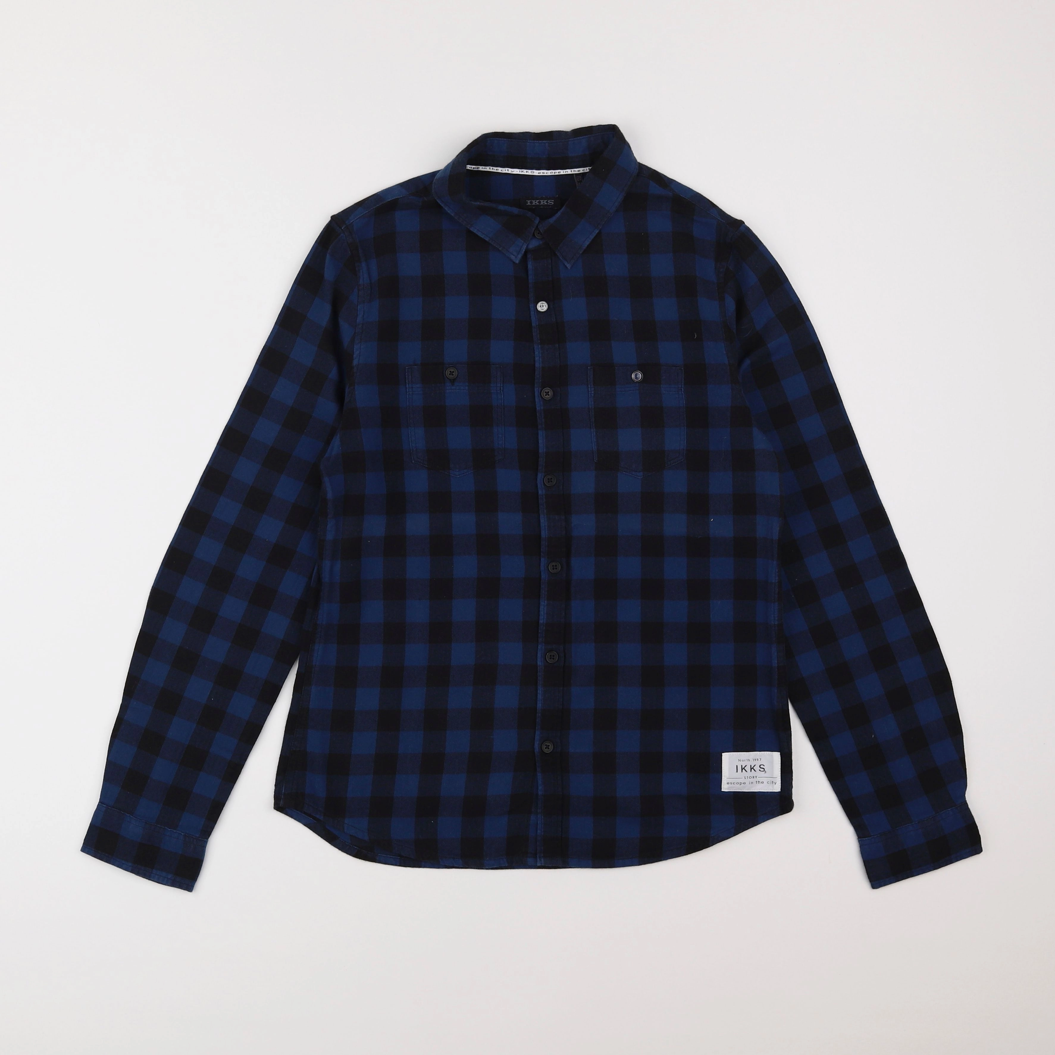 IKKS - chemise bleu - 12 ans