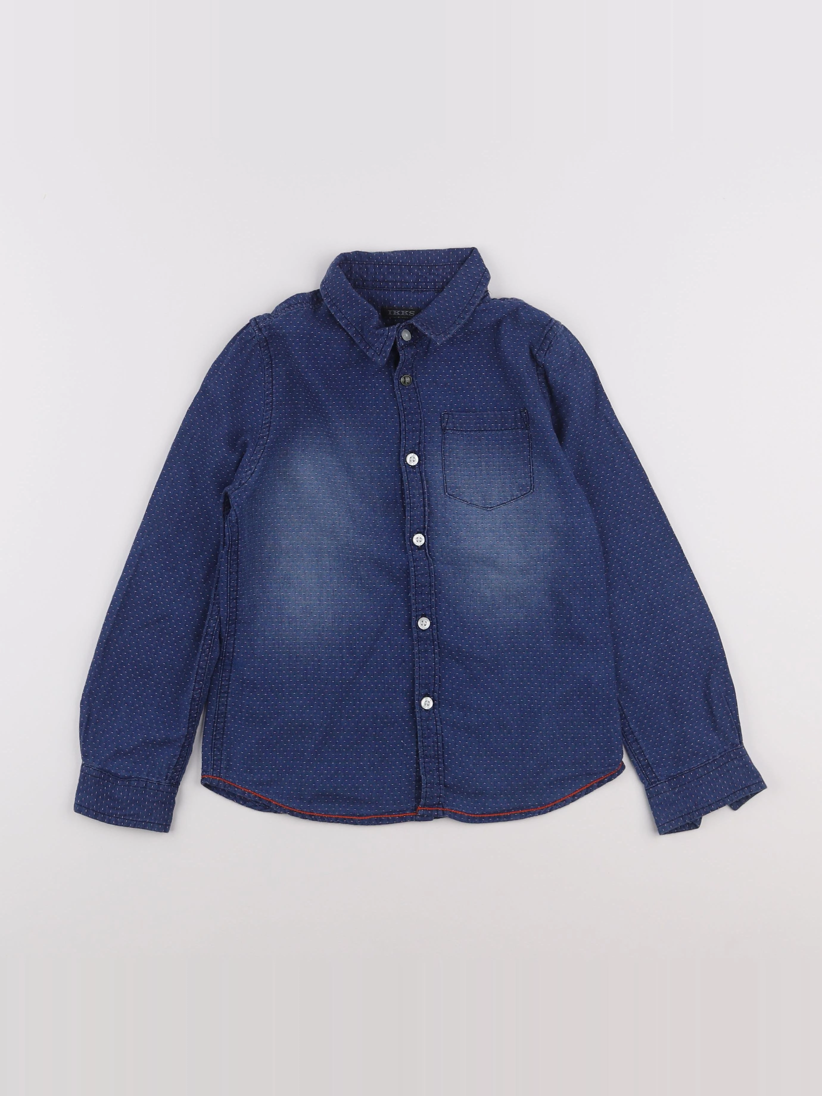 IKKS - chemise bleu - 6 ans