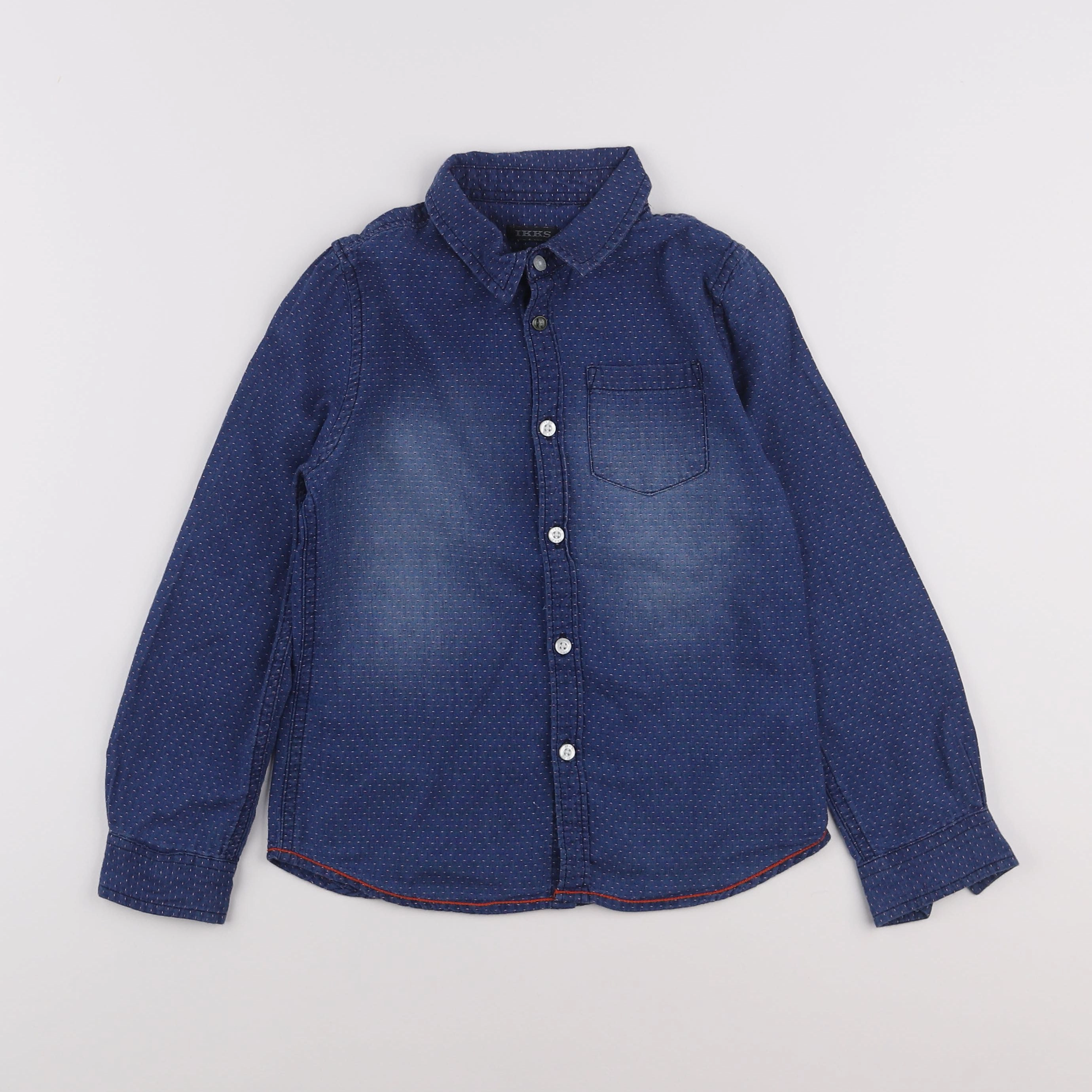 IKKS - chemise bleu - 6 ans