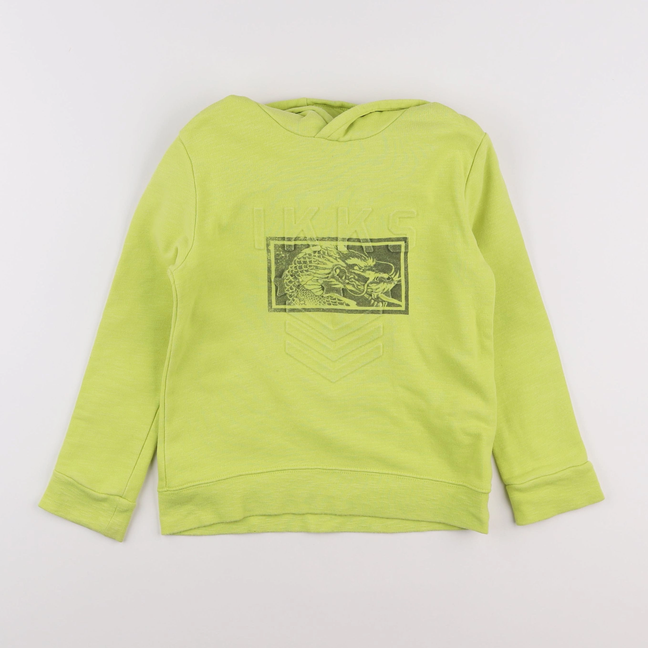 IKKS - sweat jaune - 6 ans