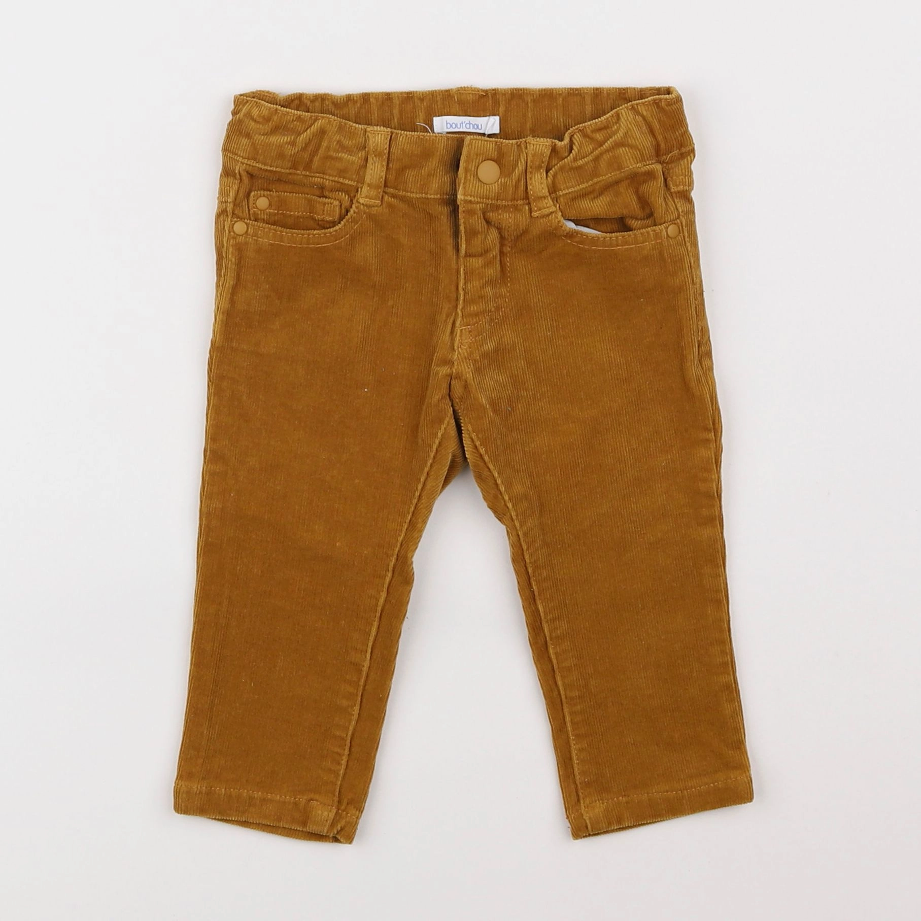 Boutchou - pantalon jaune, marron - 9 mois