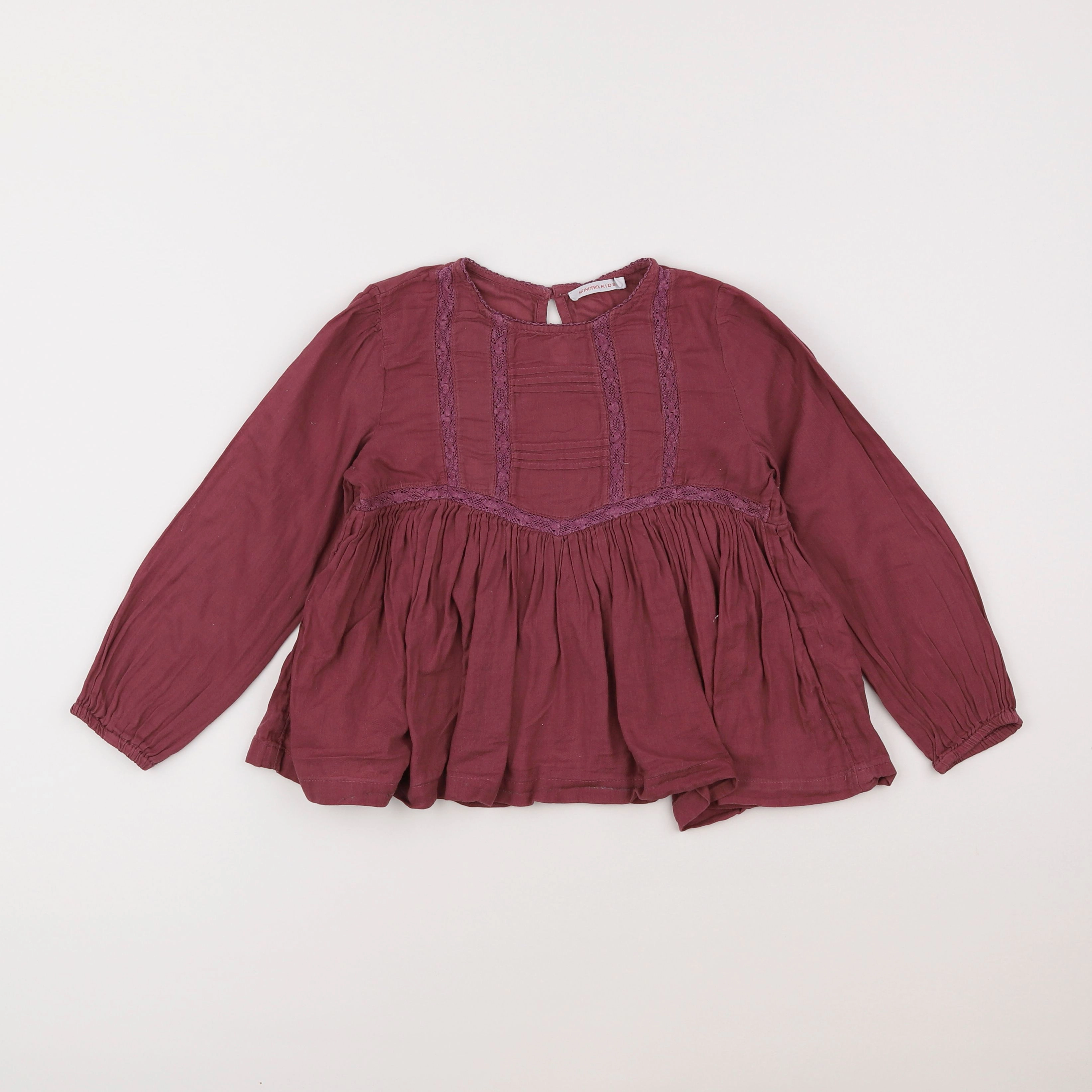 Monoprix - blouse rose - 6 ans