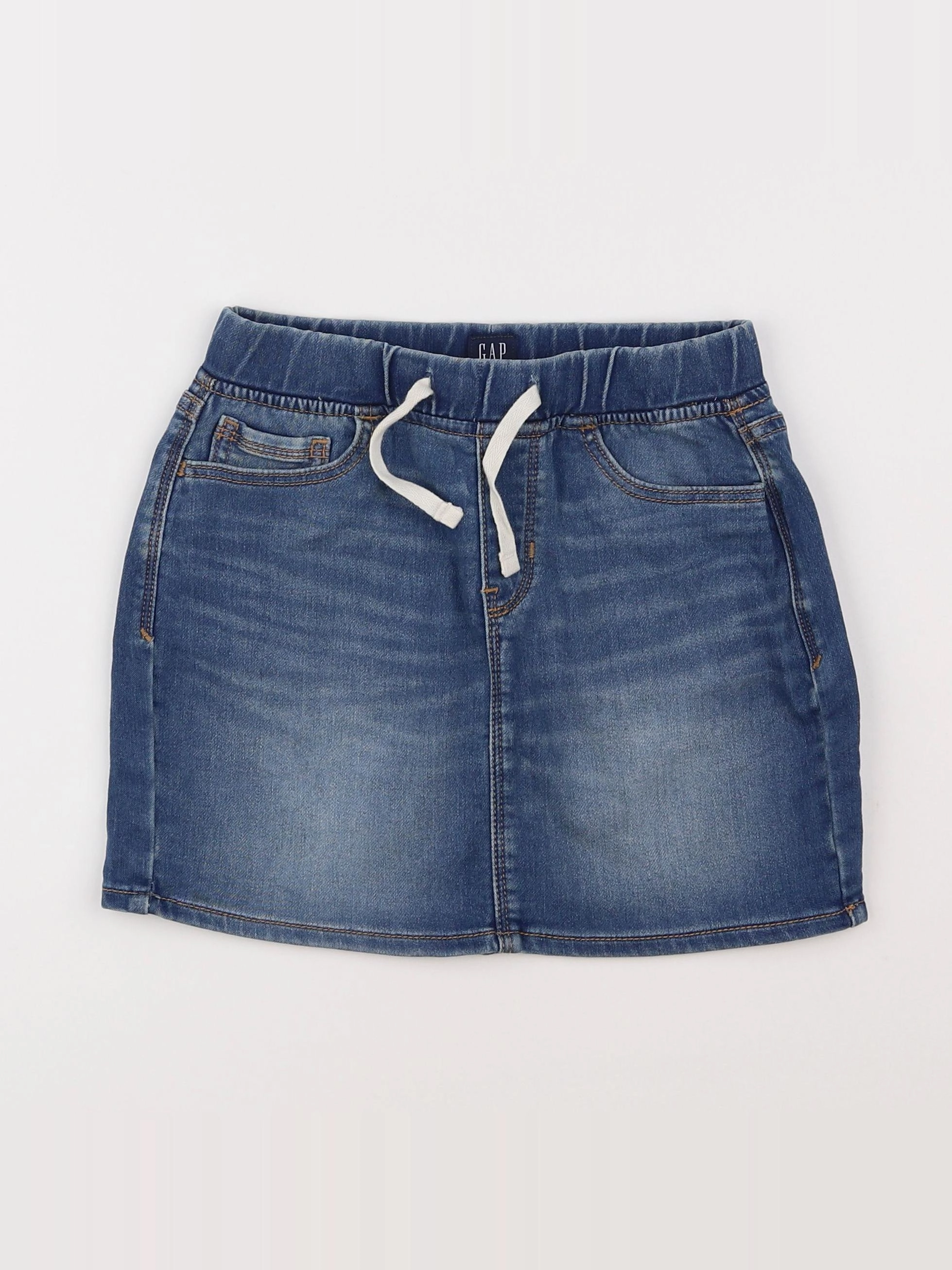GAP - jupe bleu - 8/9 ans