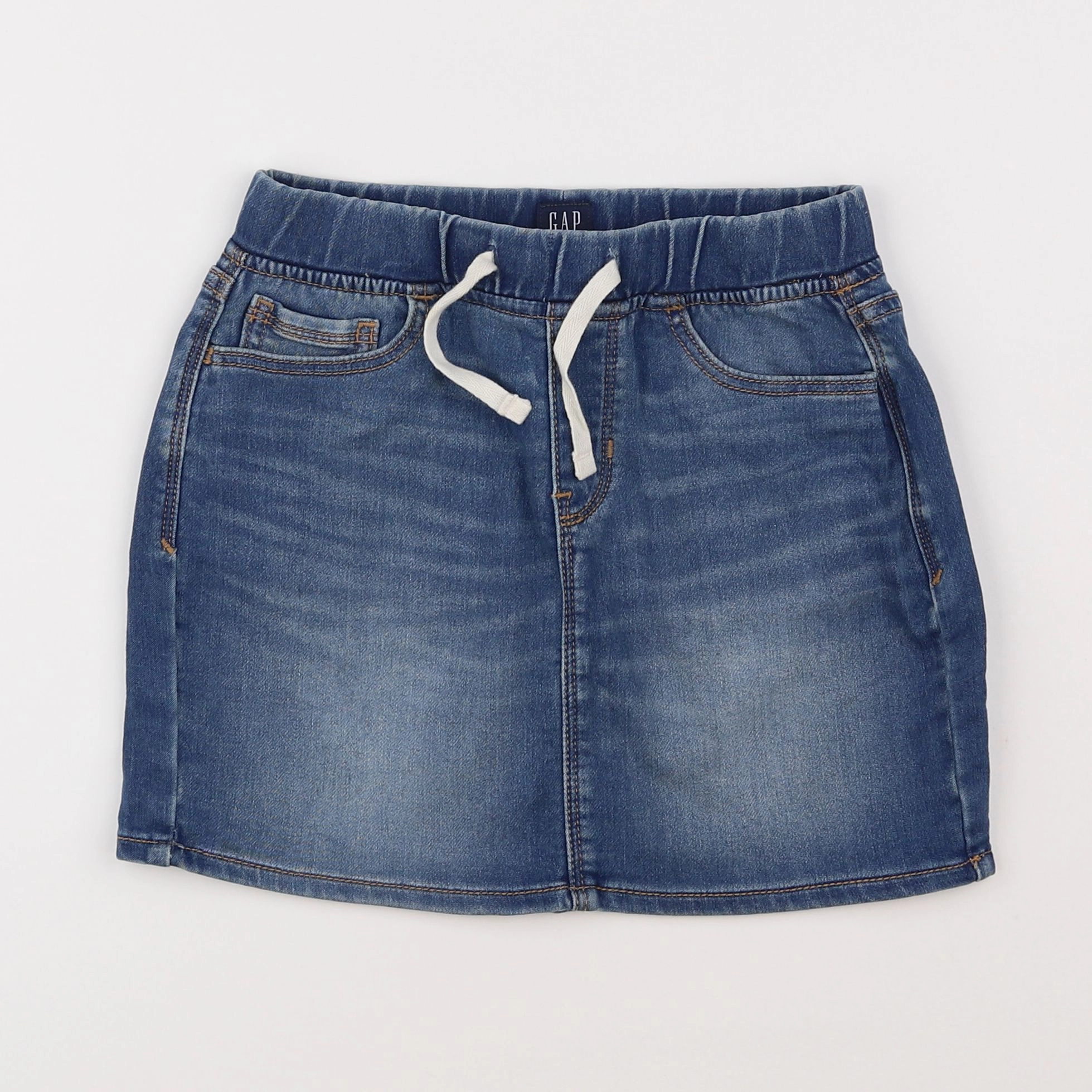 GAP - jupe bleu - 8/9 ans