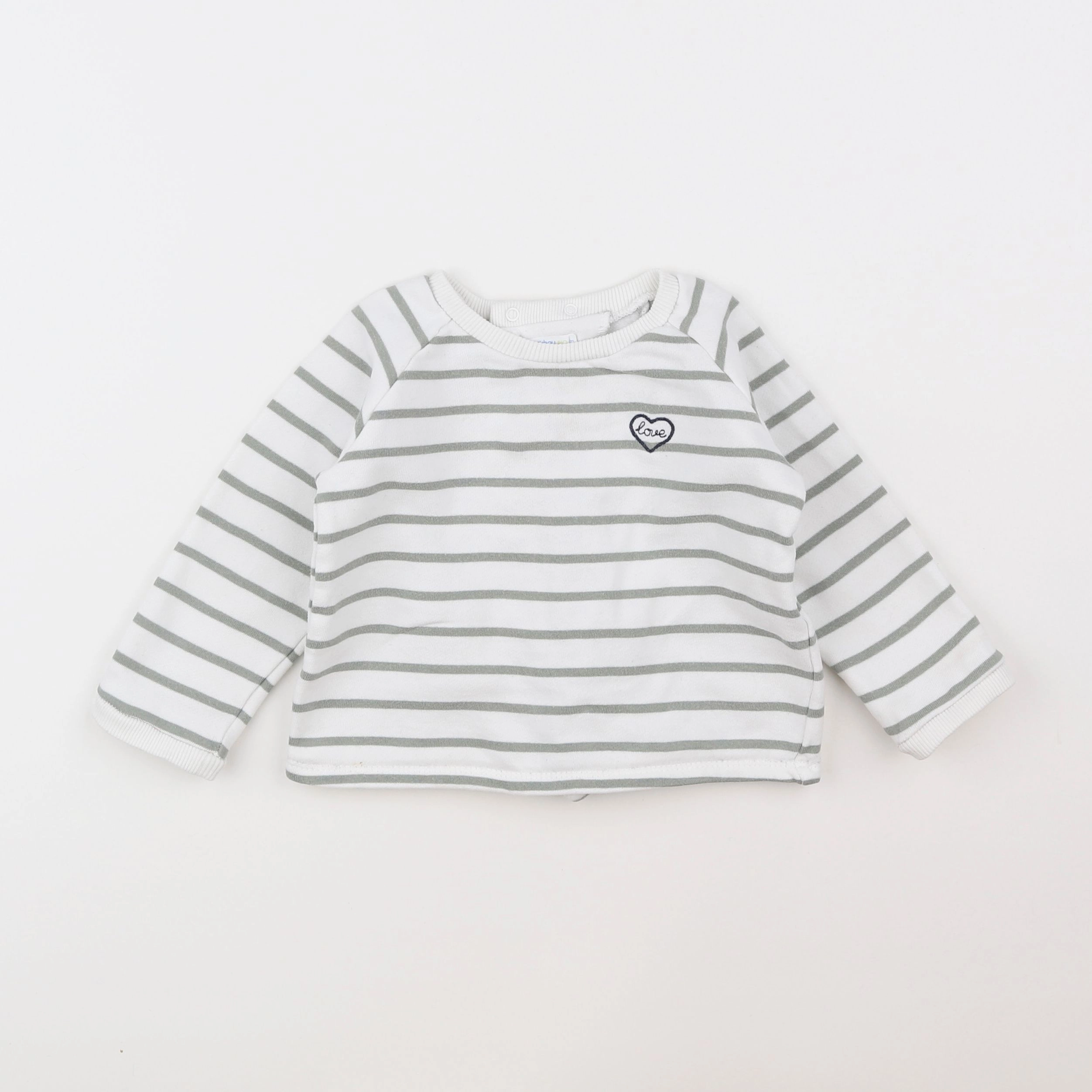 Boutchou - sweat blanc - 18 mois