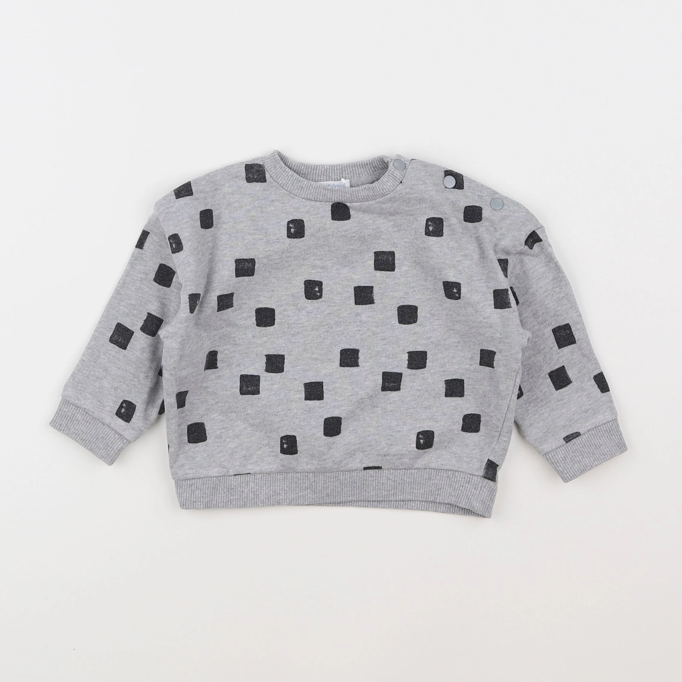 Boutchou - sweat gris - 12 mois