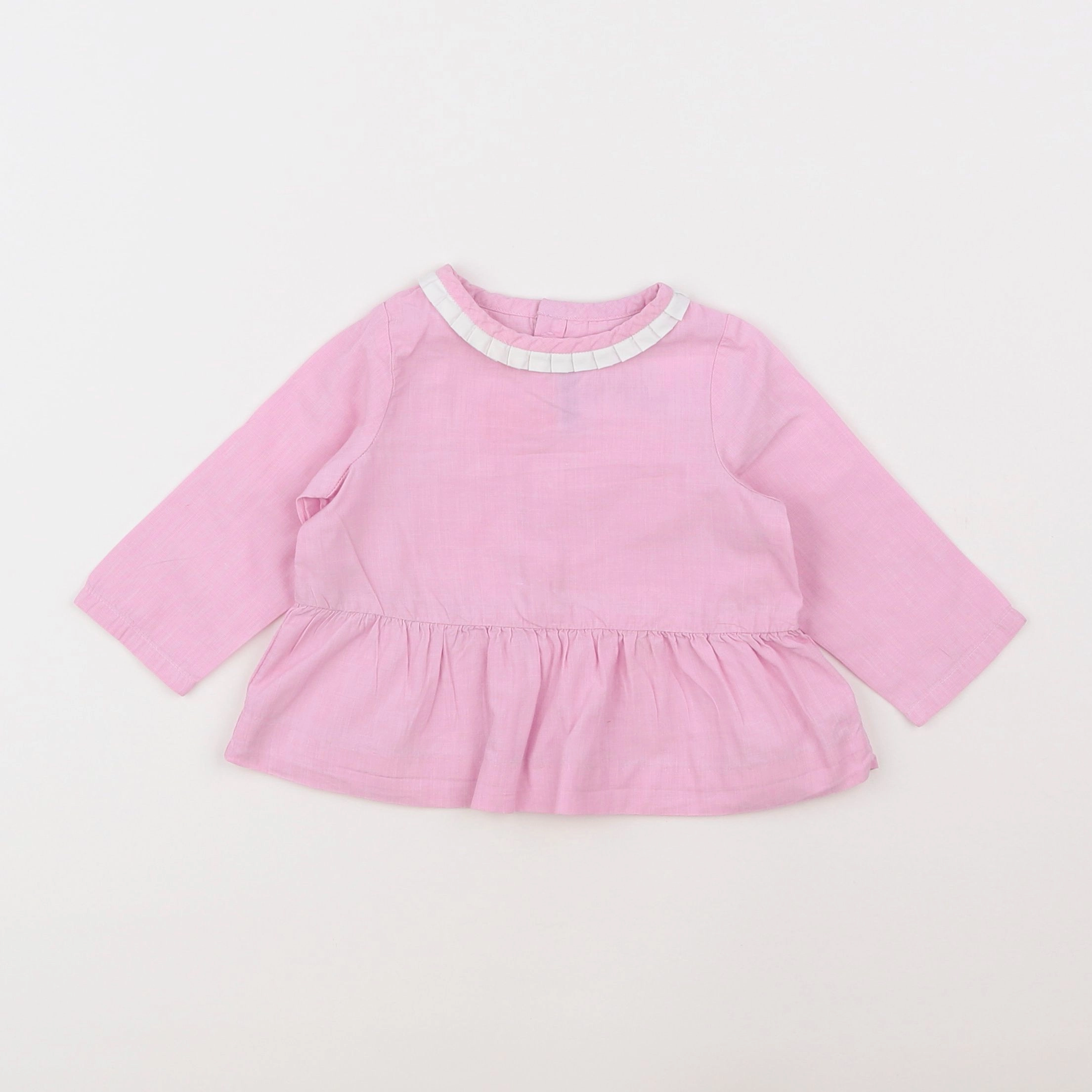 Jacadi - blouse rose - 6 mois