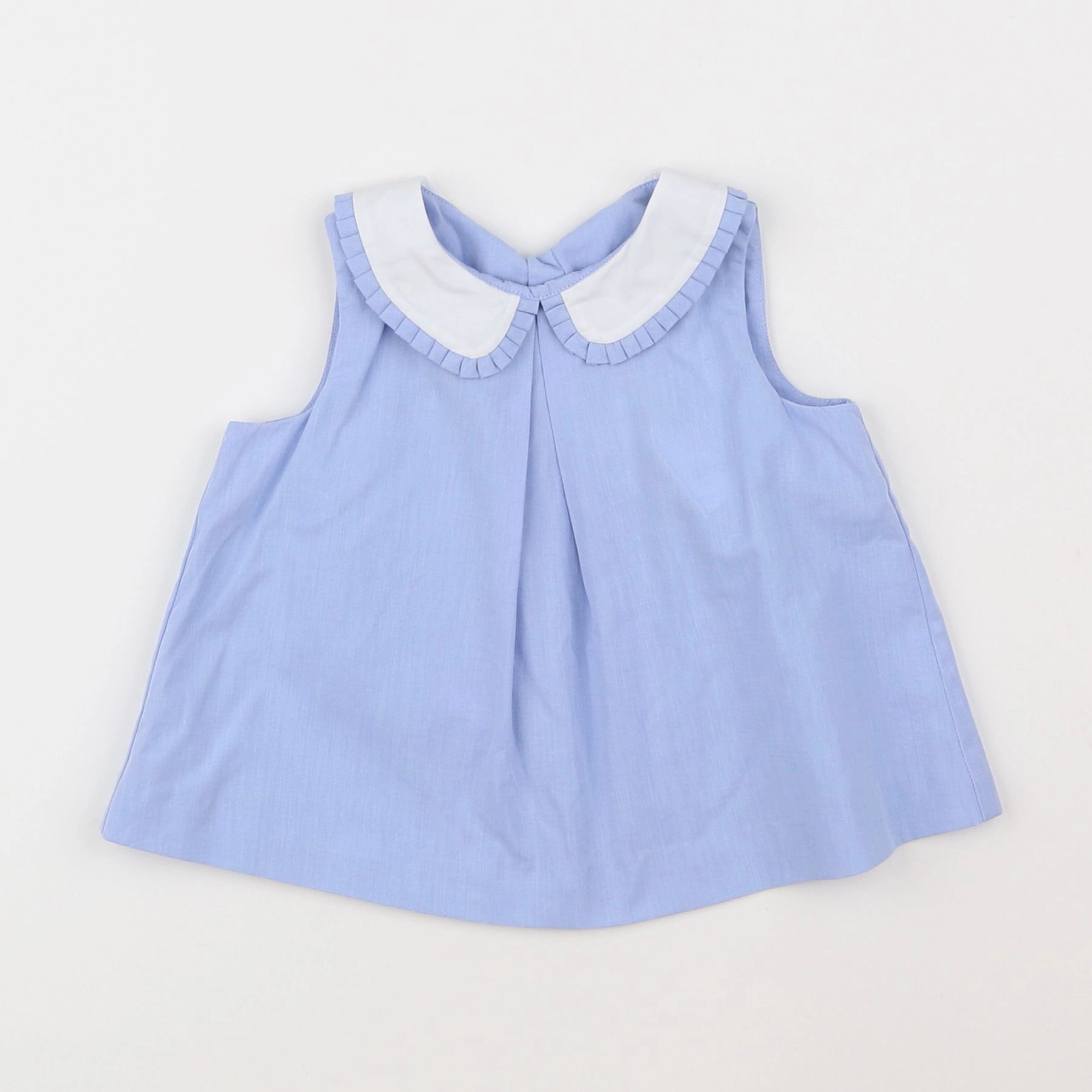 Jacadi - blouse bleu - 12 mois