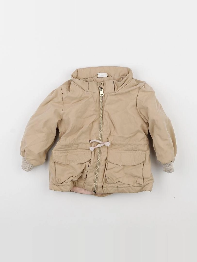 H&M - trench beige - 6/9 mois