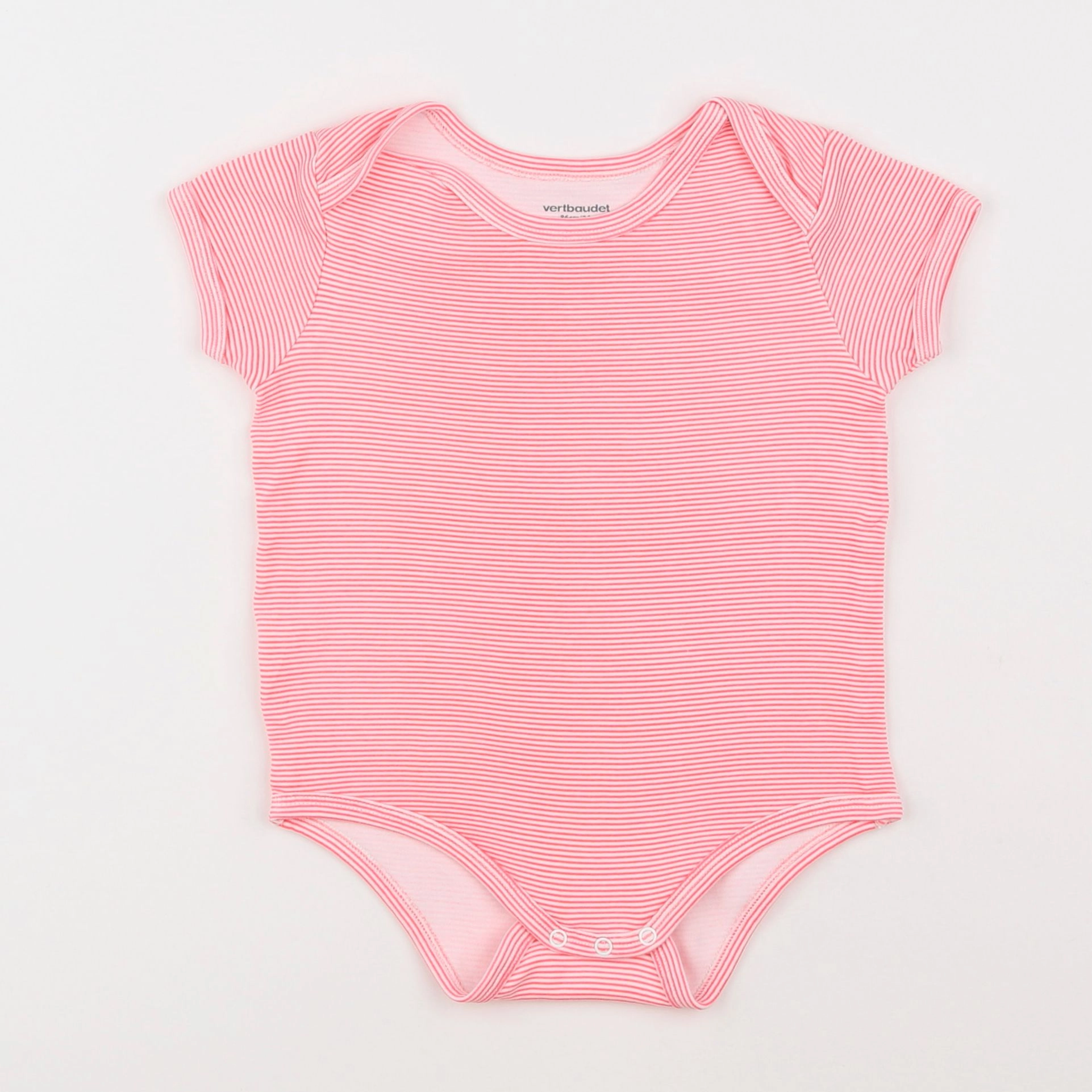 Vertbaudet - body rose fluo - 2 ans