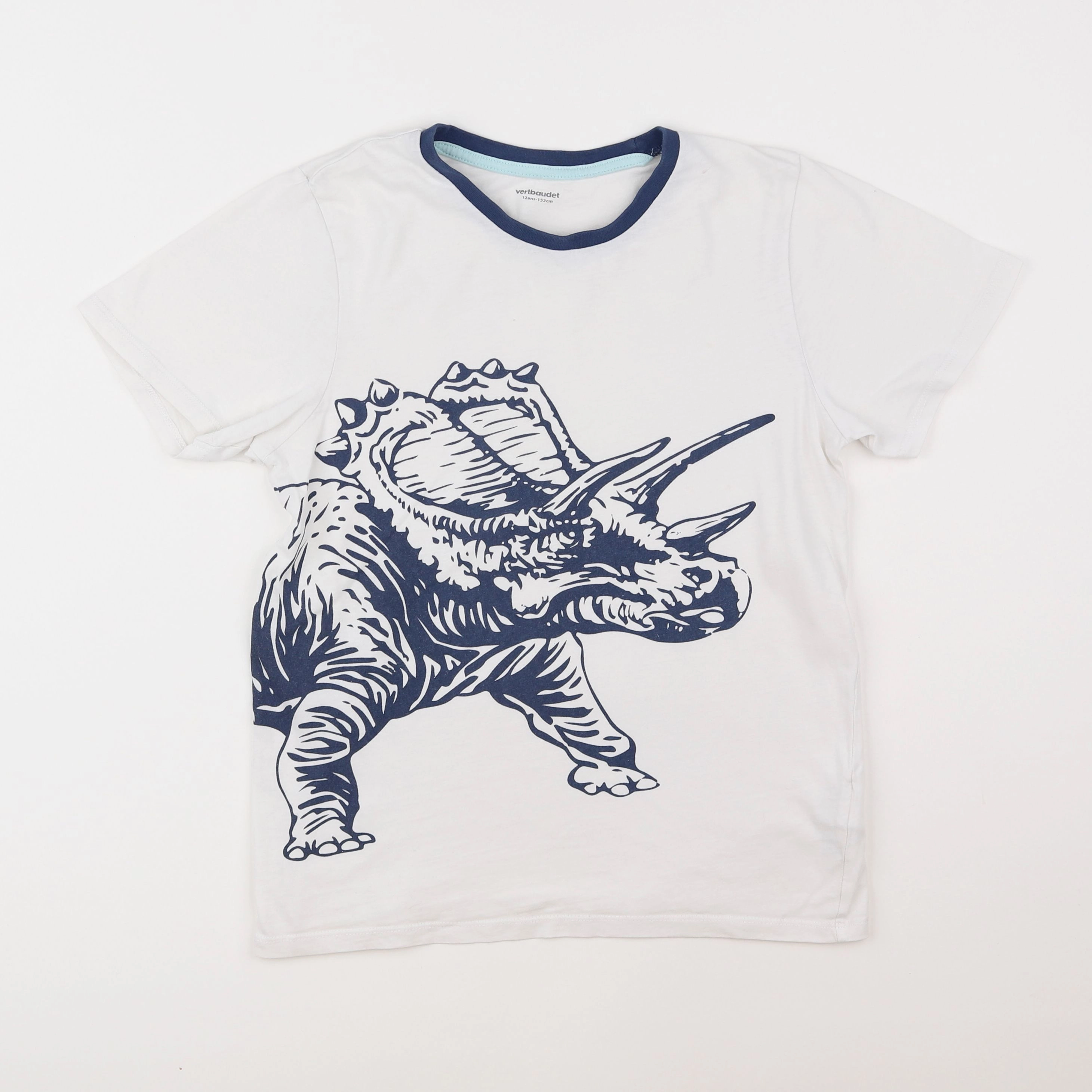 Vertbaudet - tee-shirt blanc - 12 ans