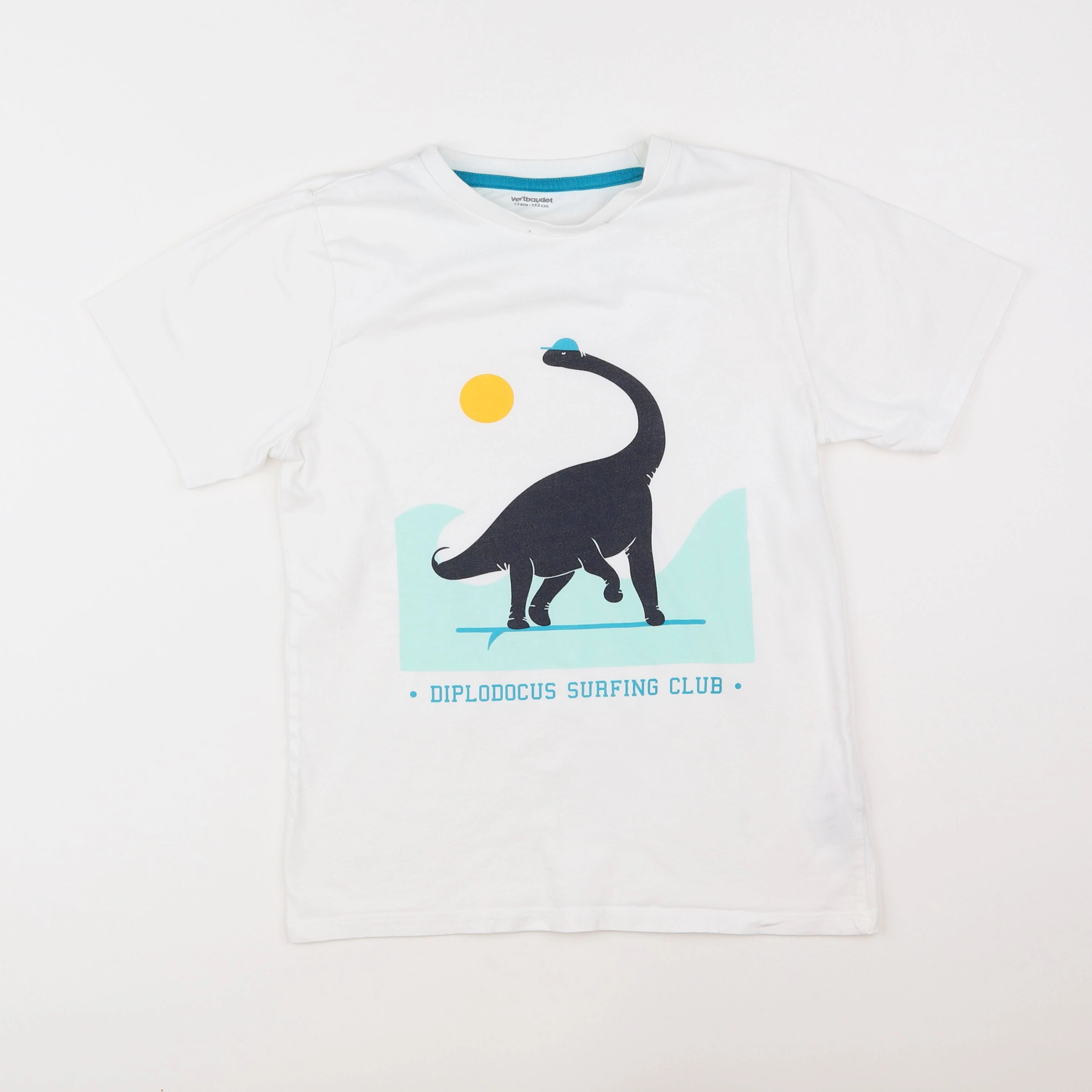 Vertbaudet - tee-shirt blanc - 12 ans