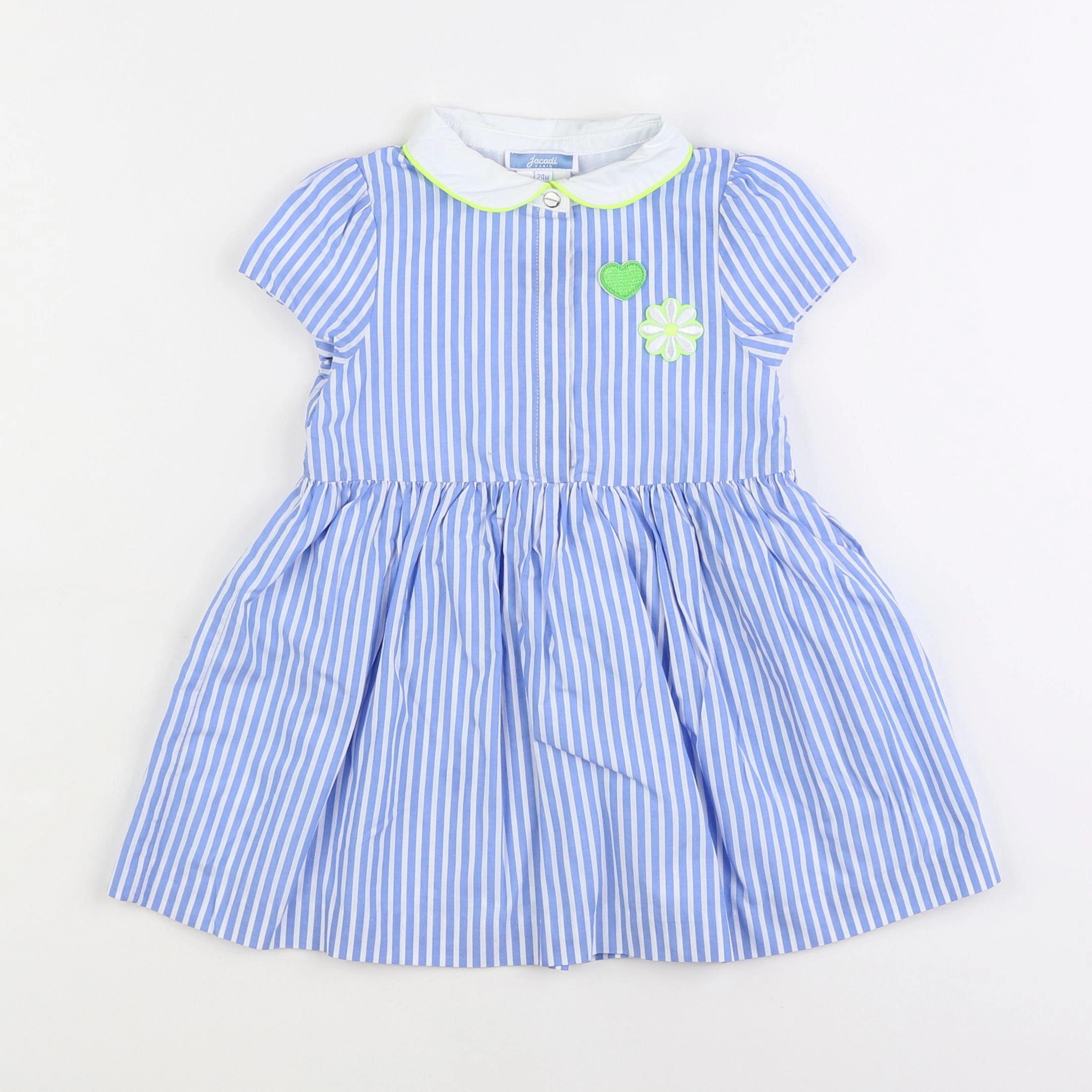 Jacadi - robe bleu - 2 ans