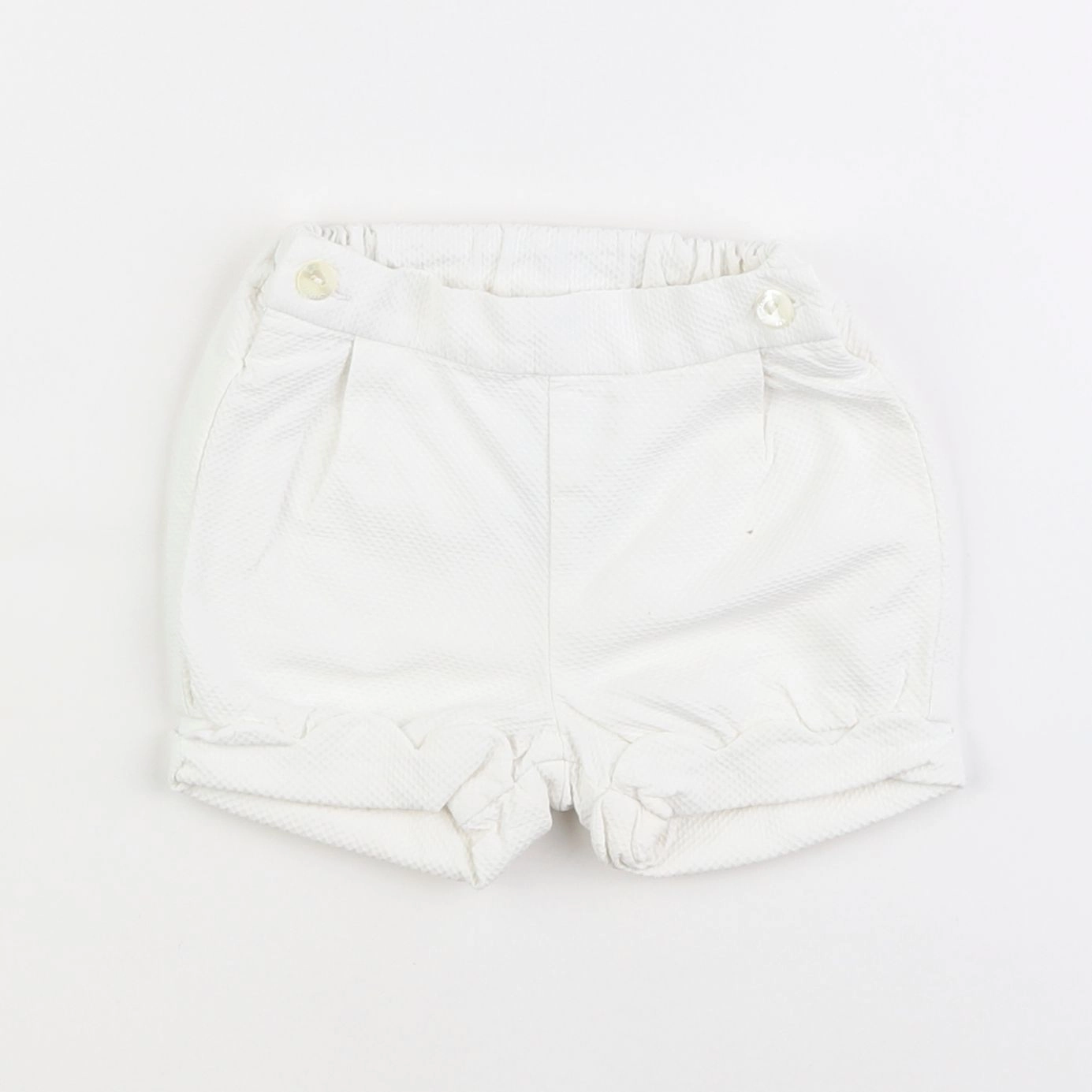 Jacadi - short blanc - 12 mois