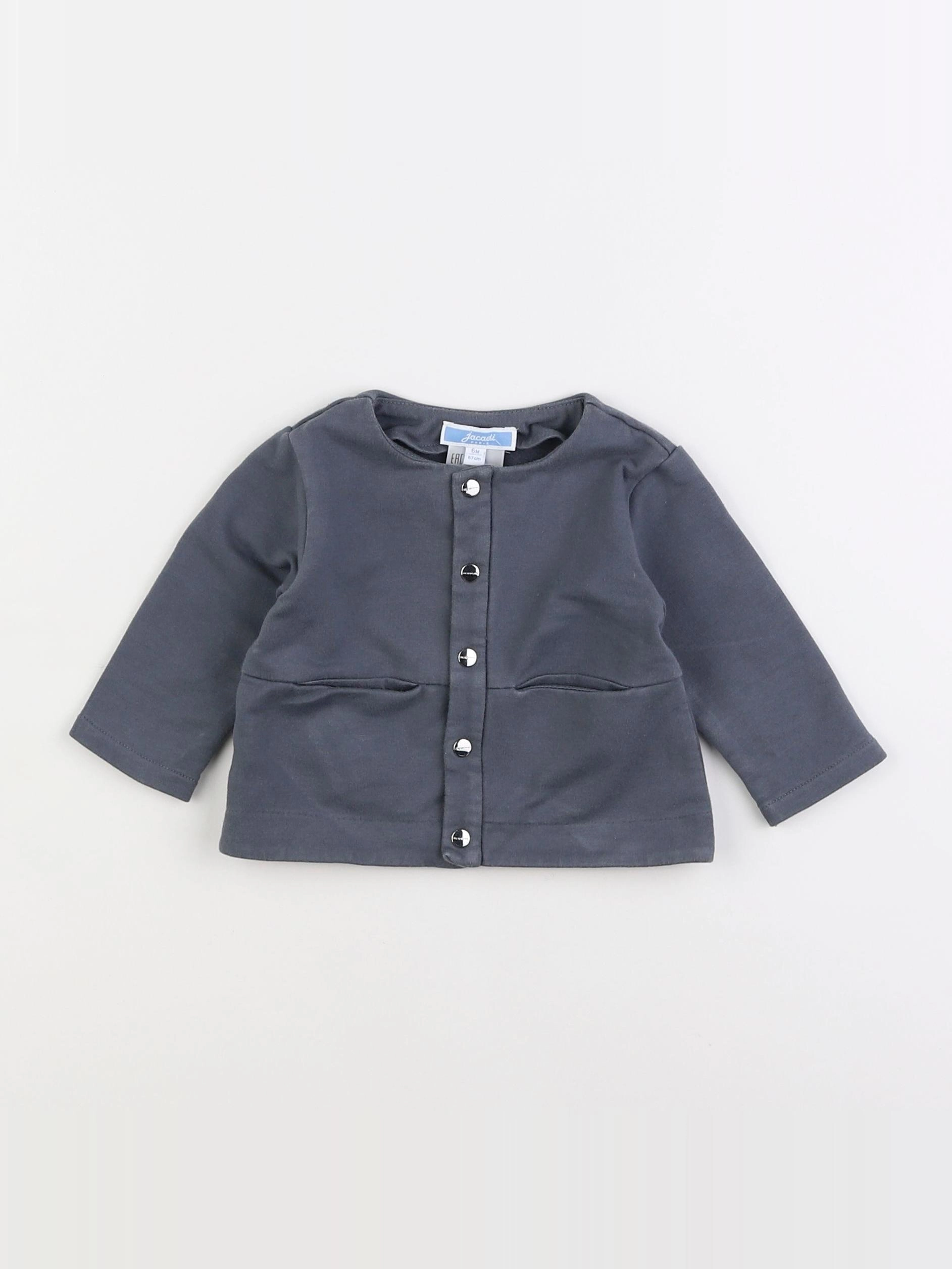 Jacadi - sweat gris - 6 mois