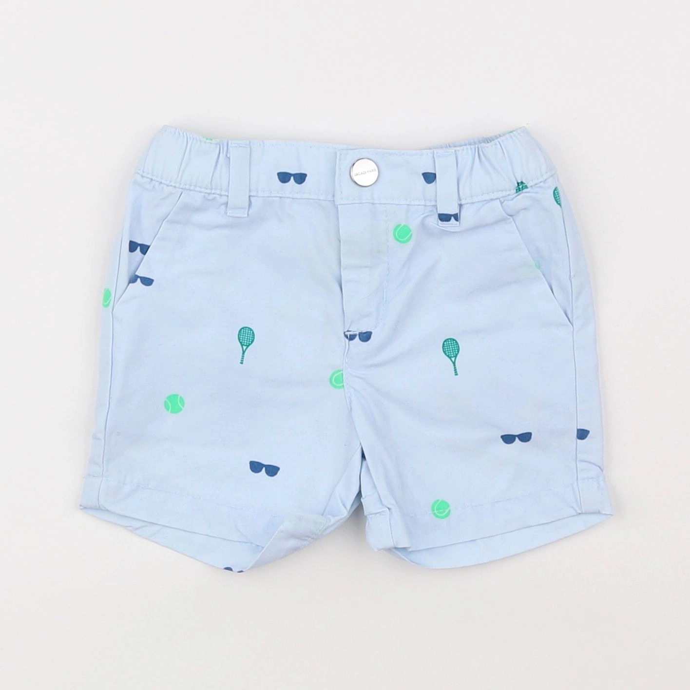 Jacadi - short bleu - 6 mois