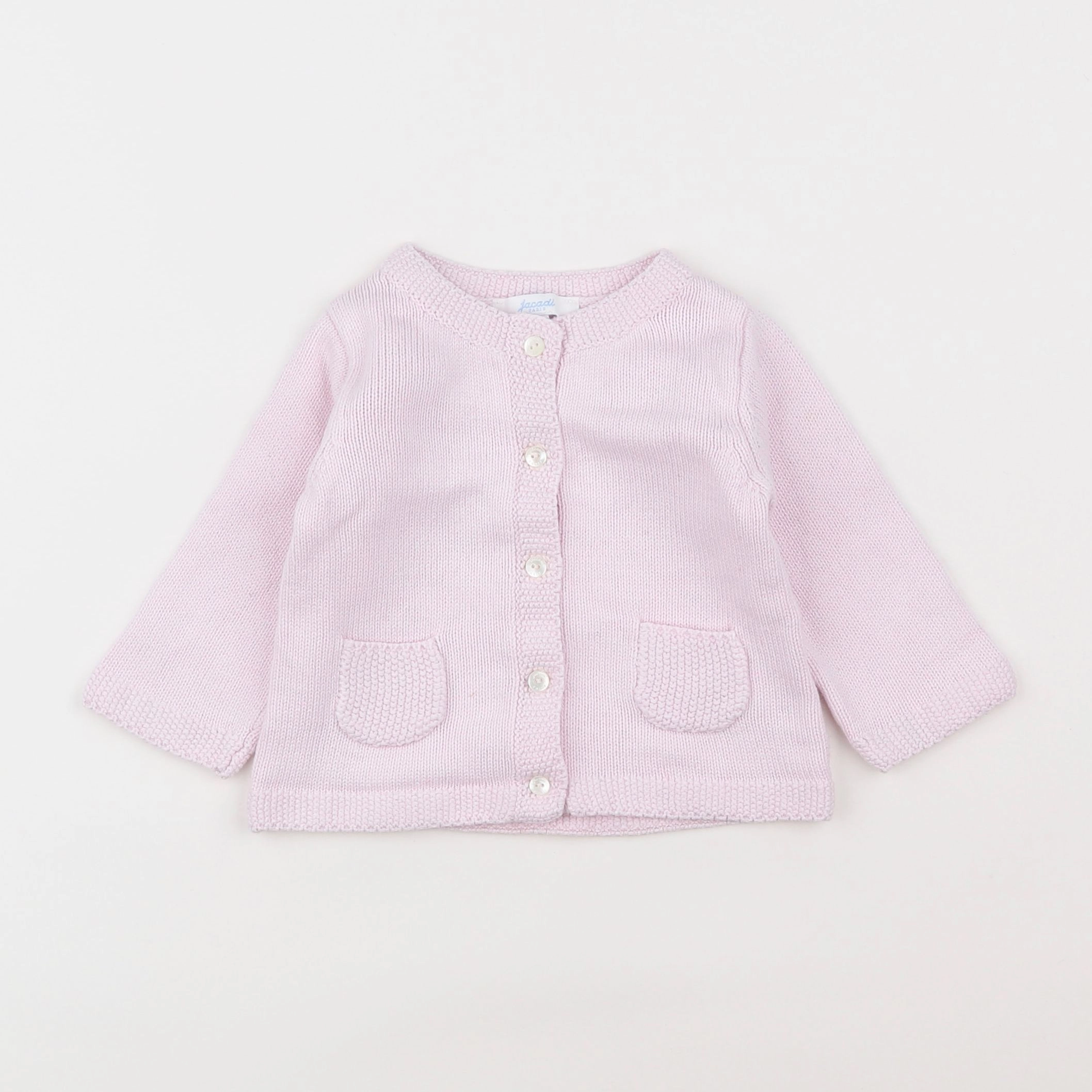 Jacadi - gilet rose - 6 mois