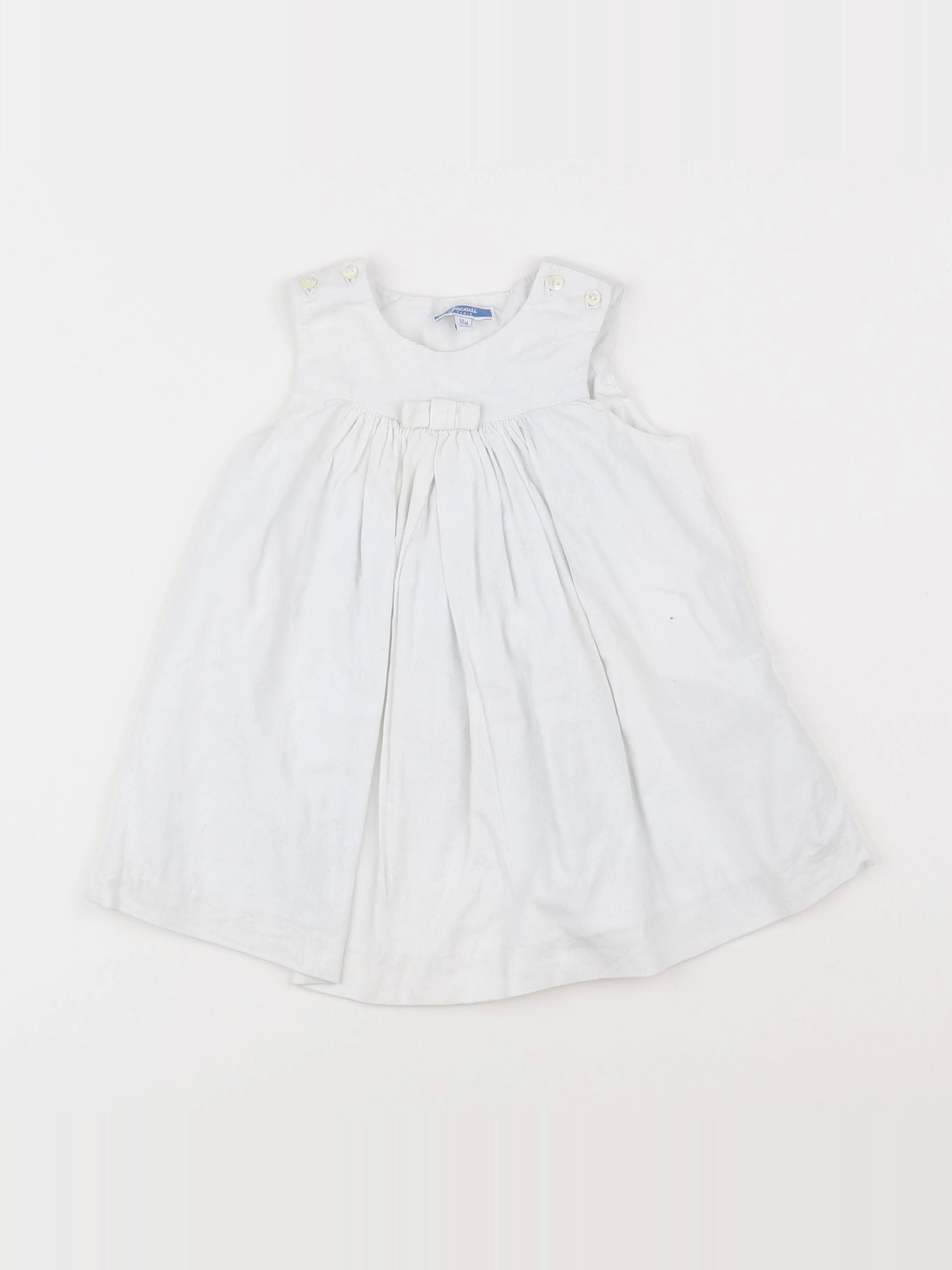 Jacadi - robe blanc - 18 mois