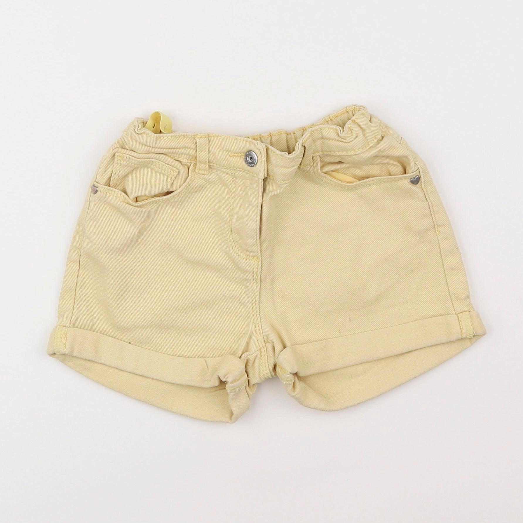 Vertbaudet - short jaune - 7 ans