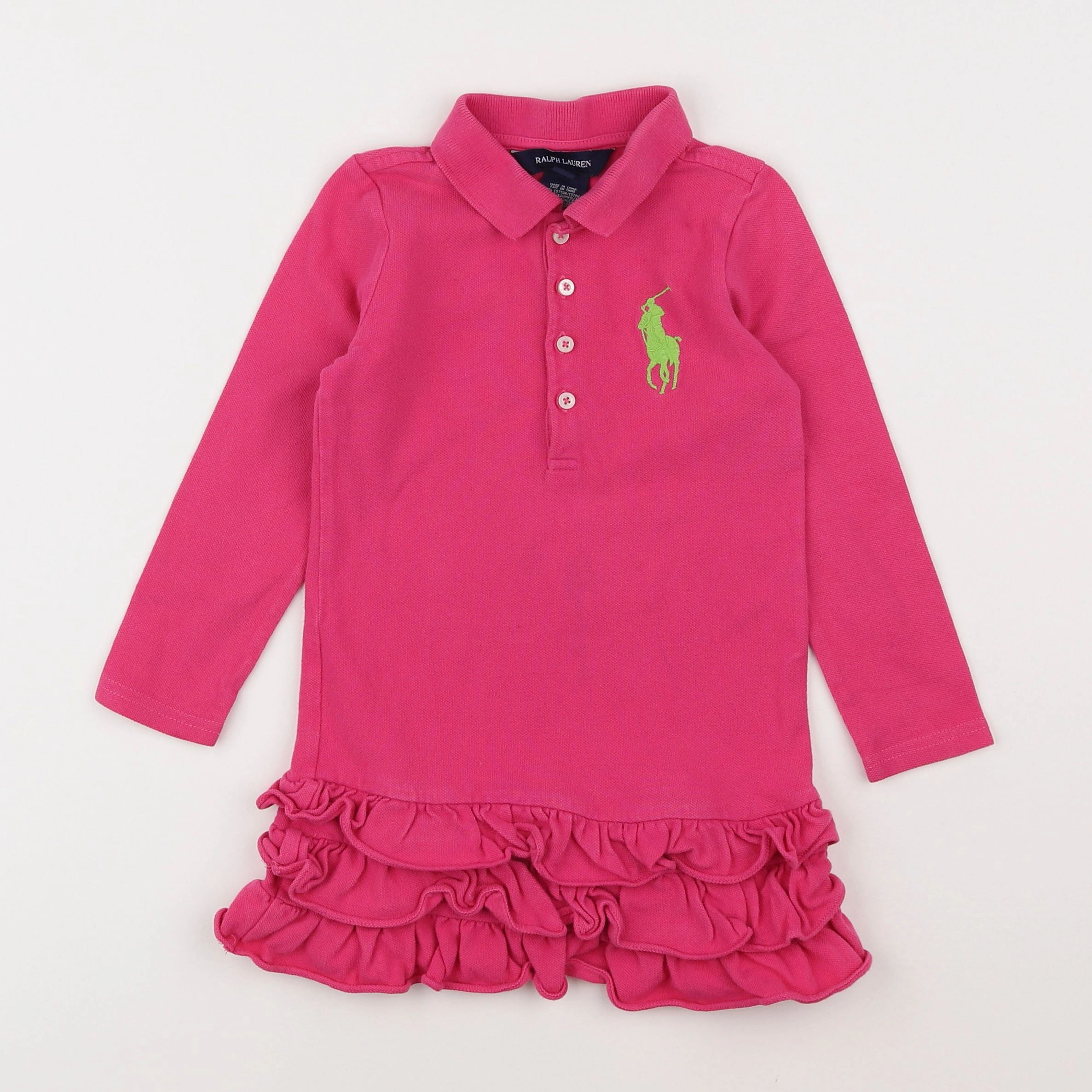 Ralph Lauren - robe rose - 3 ans