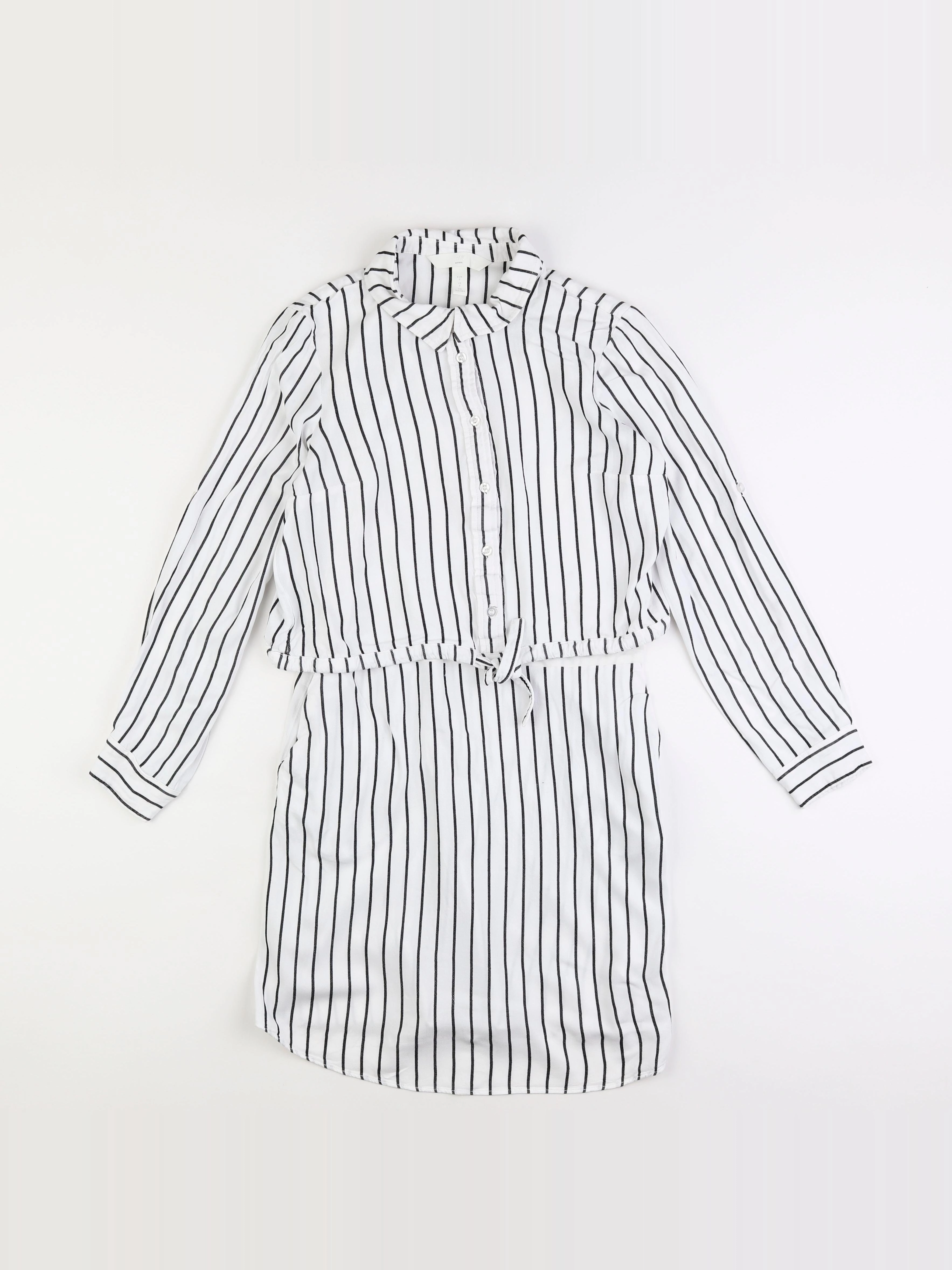 H&M - robe grossesse blanc - 36