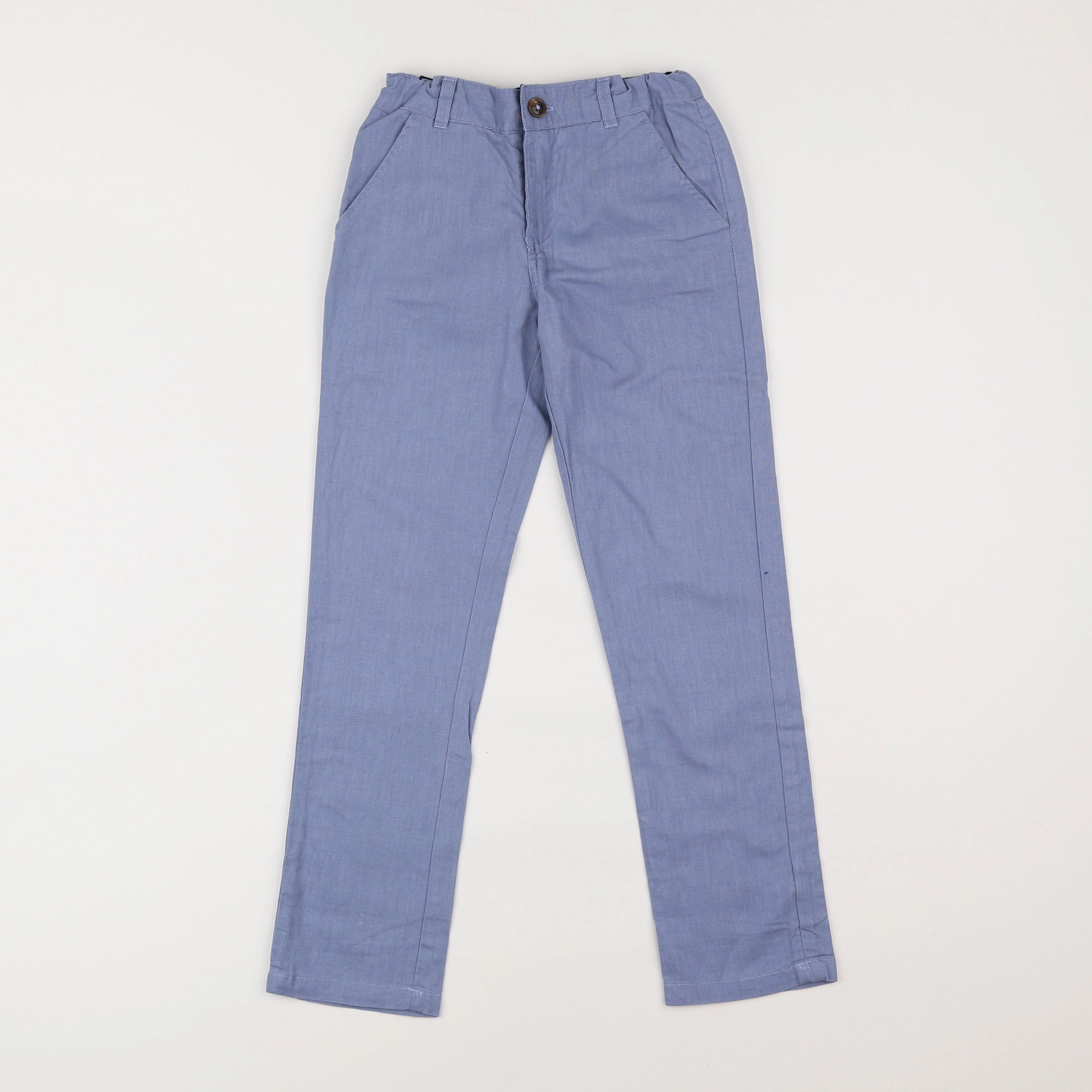 Vertbaudet - pantalon bleu - 7 ans