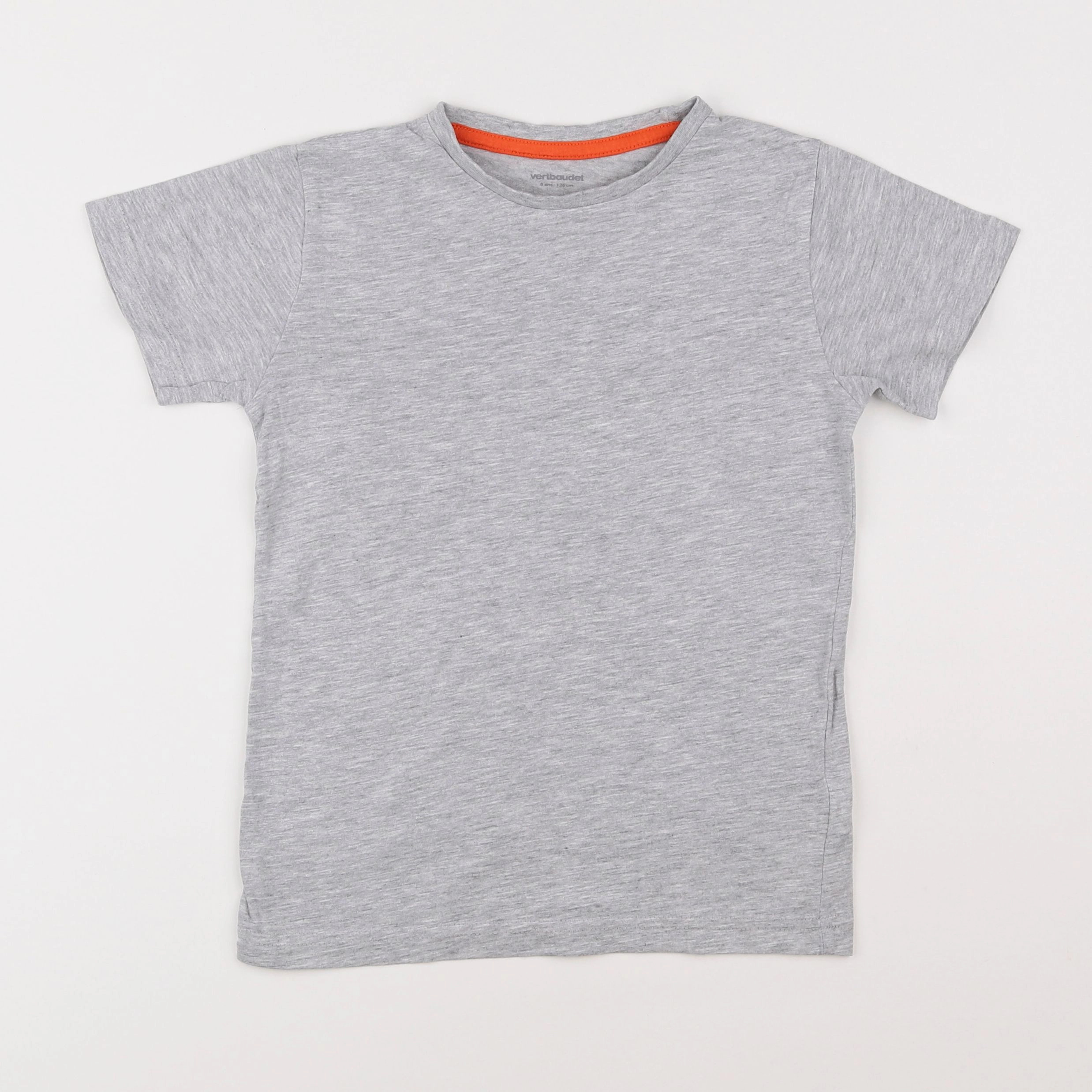 Vertbaudet - tee-shirt gris - 8 ans