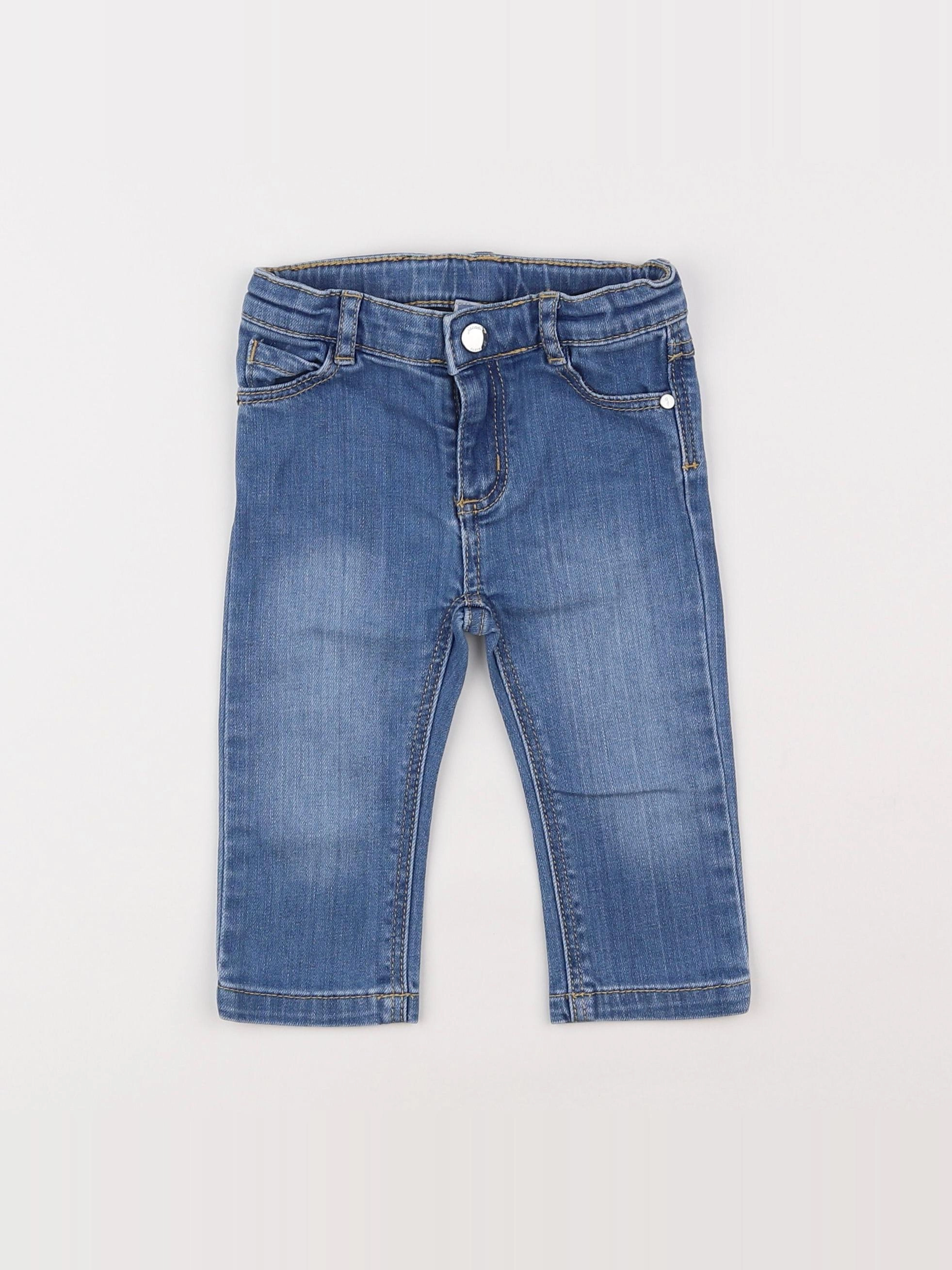 Jacadi - jean bleu - 12 mois