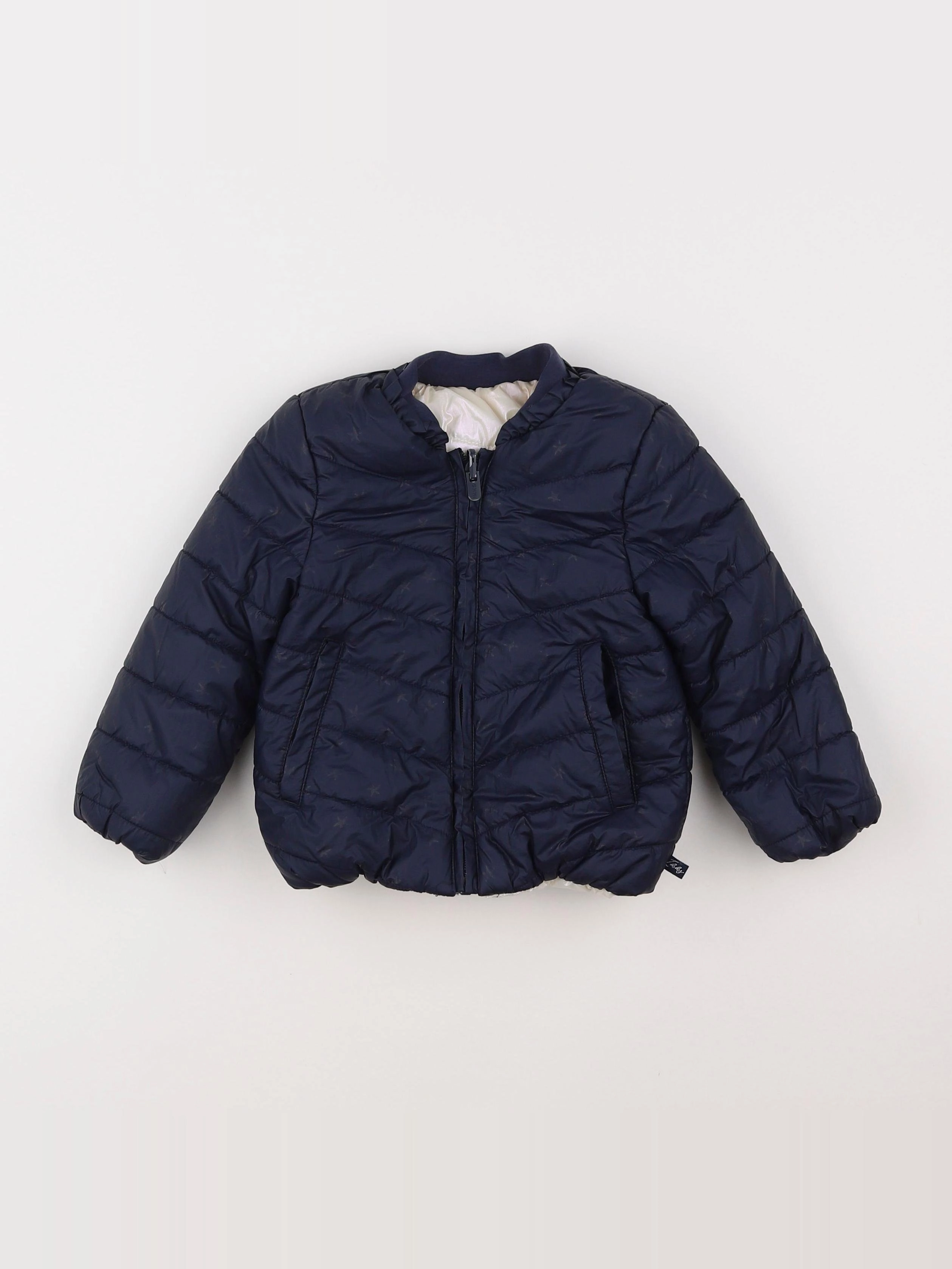 IKKS - doudoune réversible bleu - 2 ans