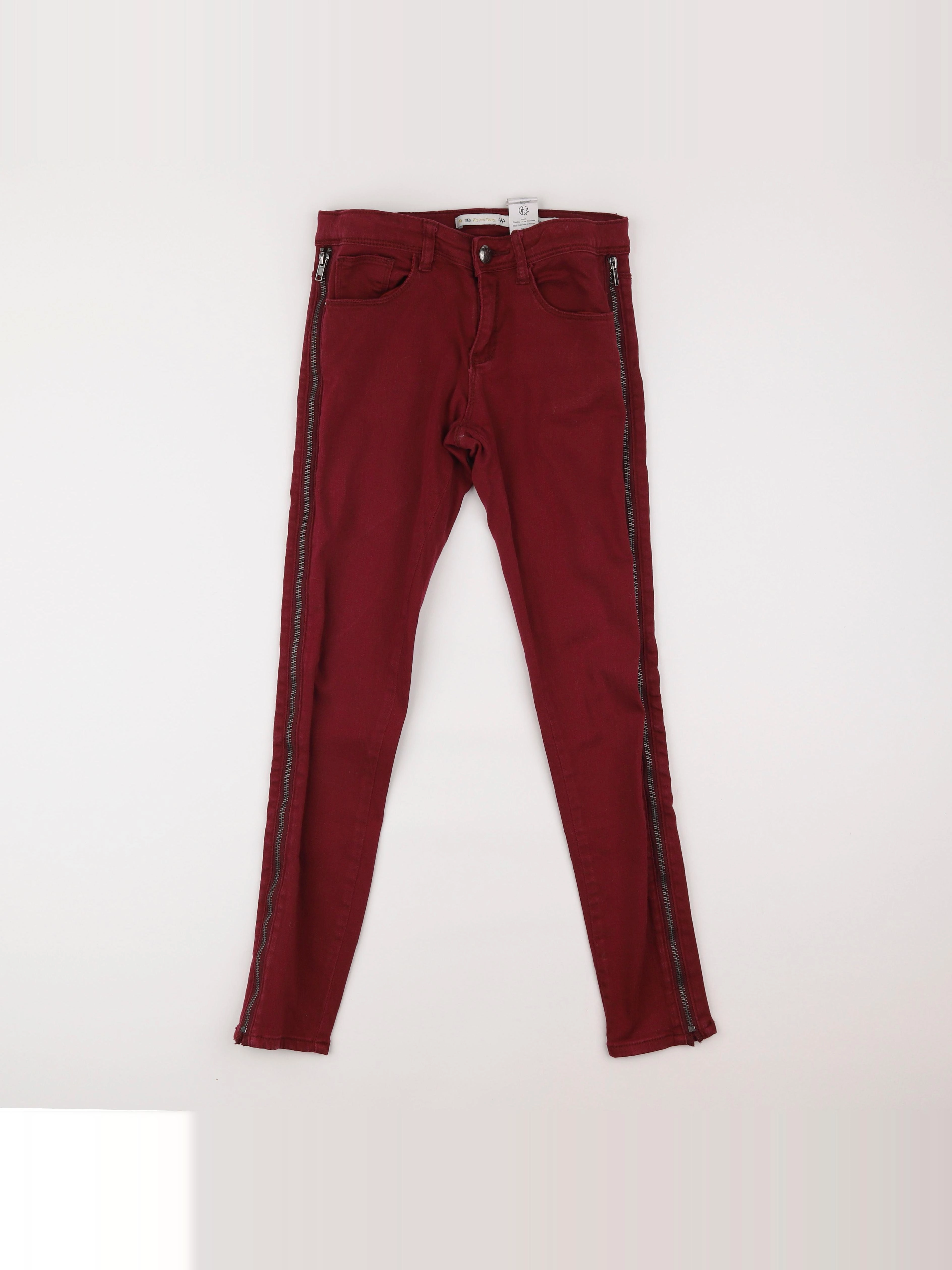 IKKS - jean rouge - 14 ans