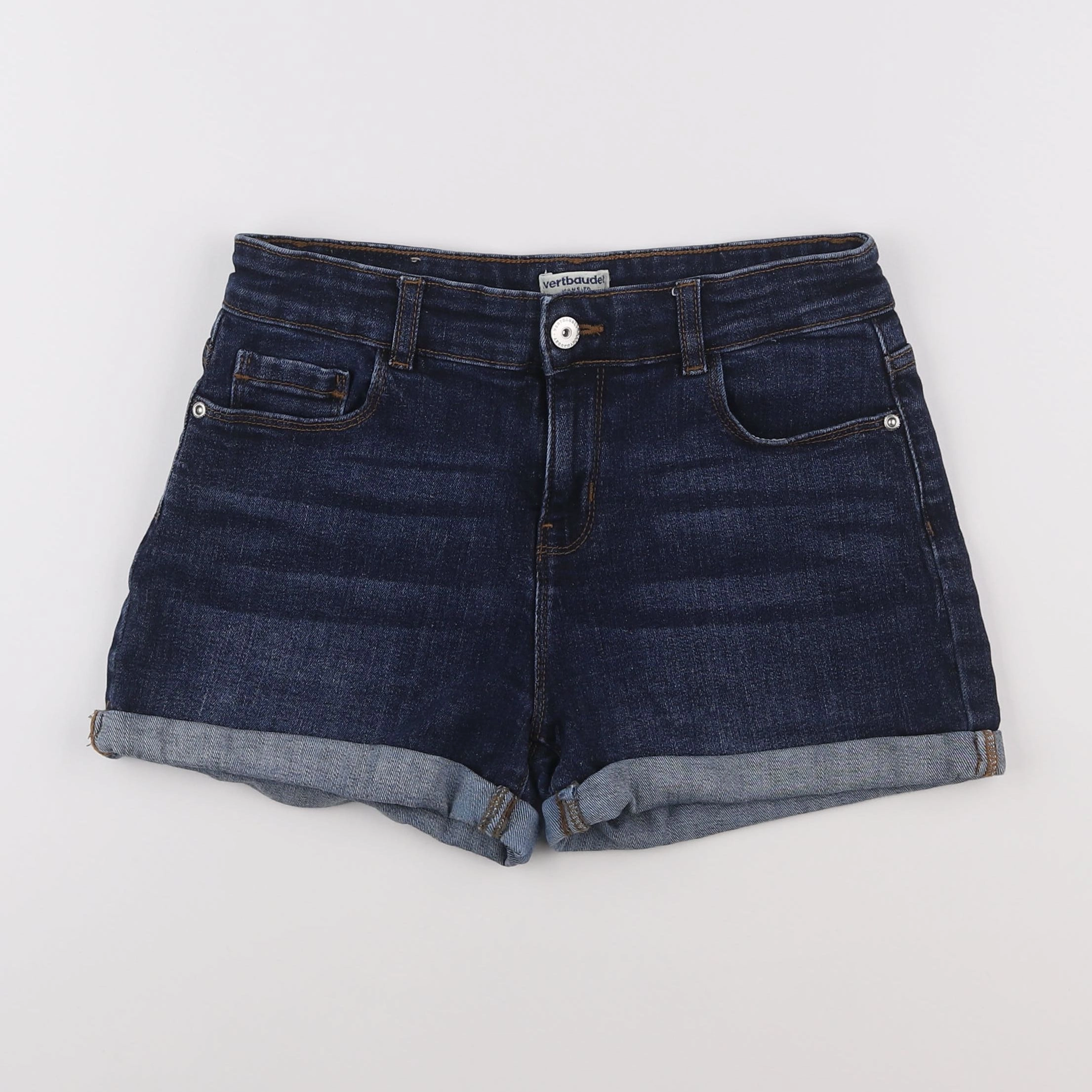 Vertbaudet - short bleu - 14 ans