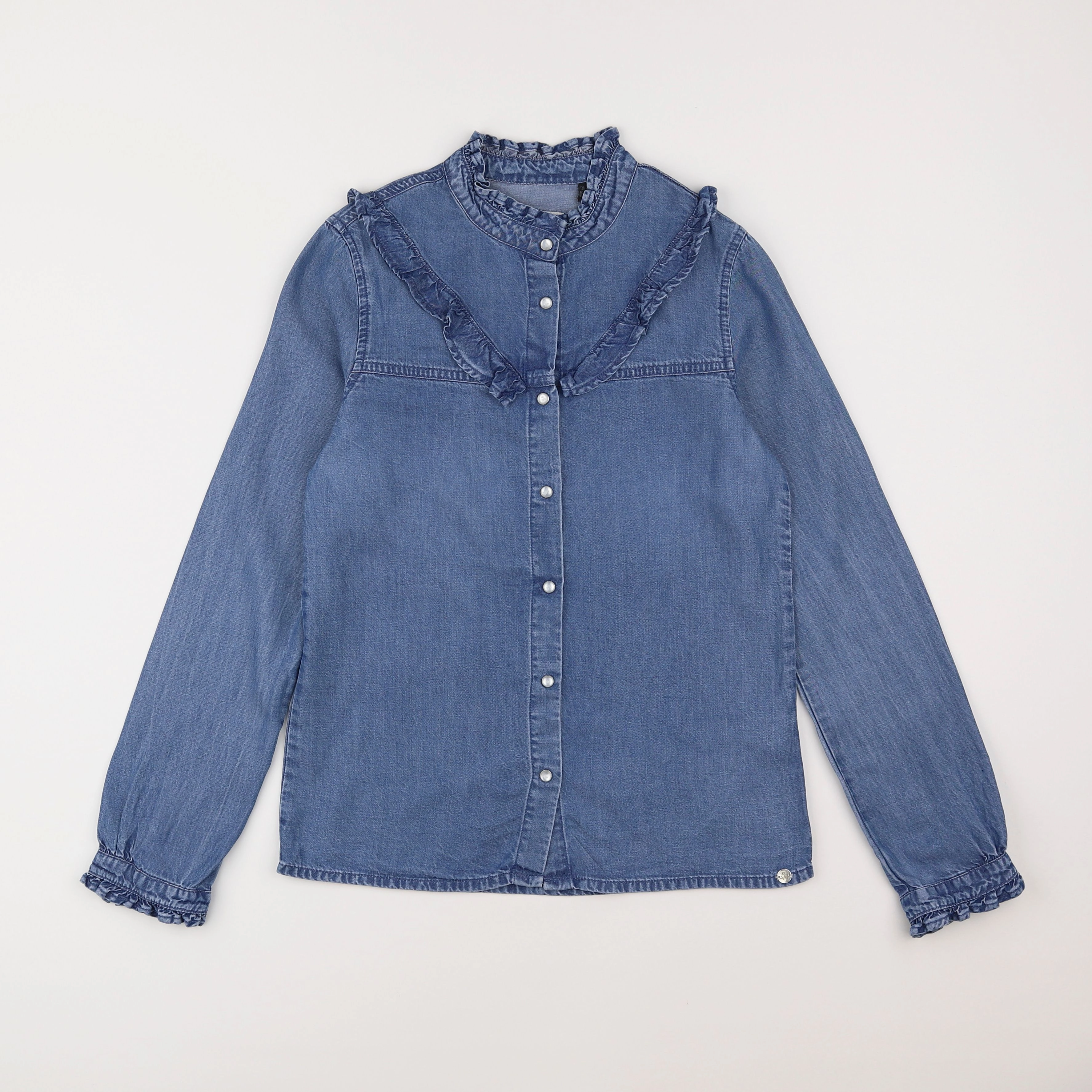 IKKS - chemise bleu - 12/13 ans