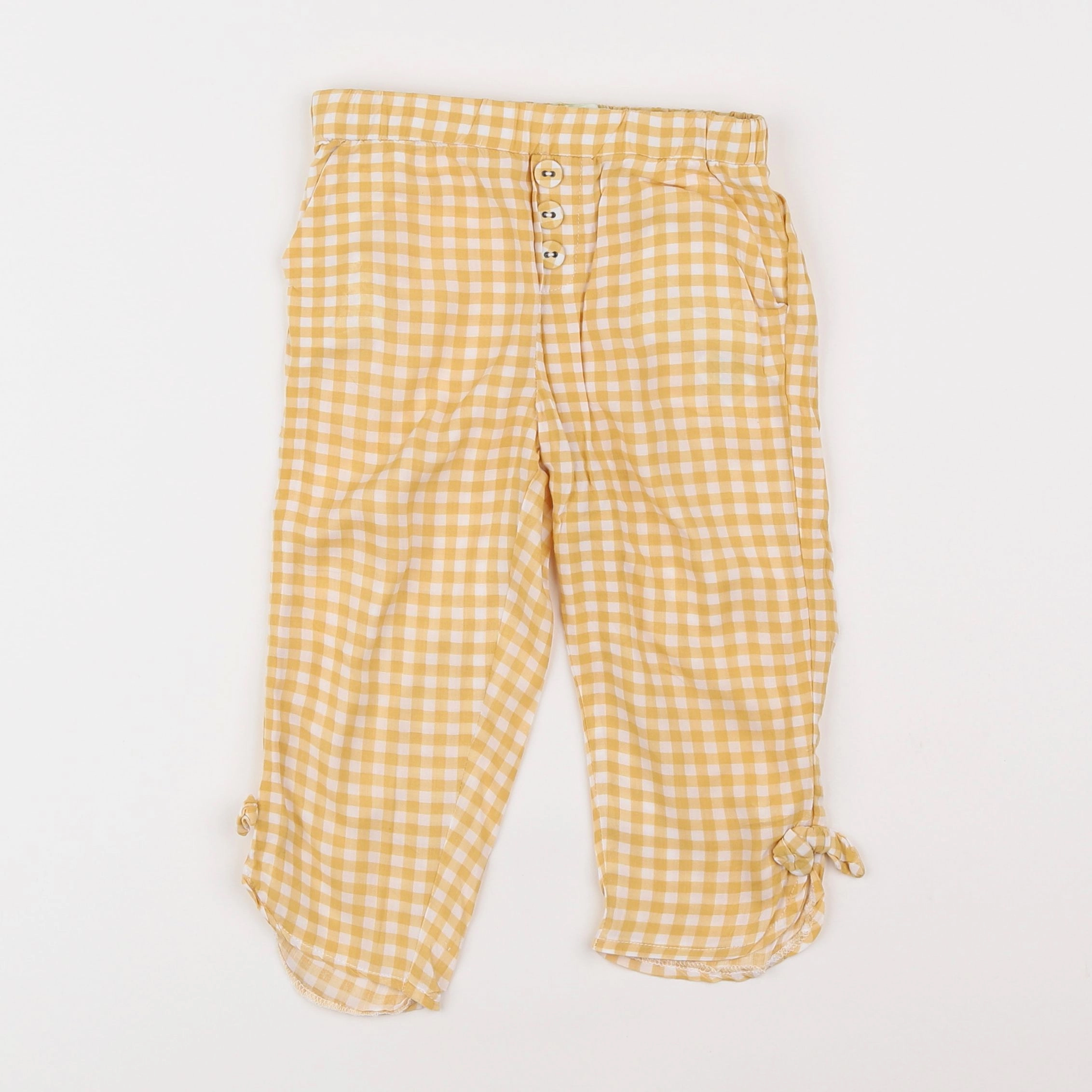 Vertbaudet - pantalon jaune - 4 ans