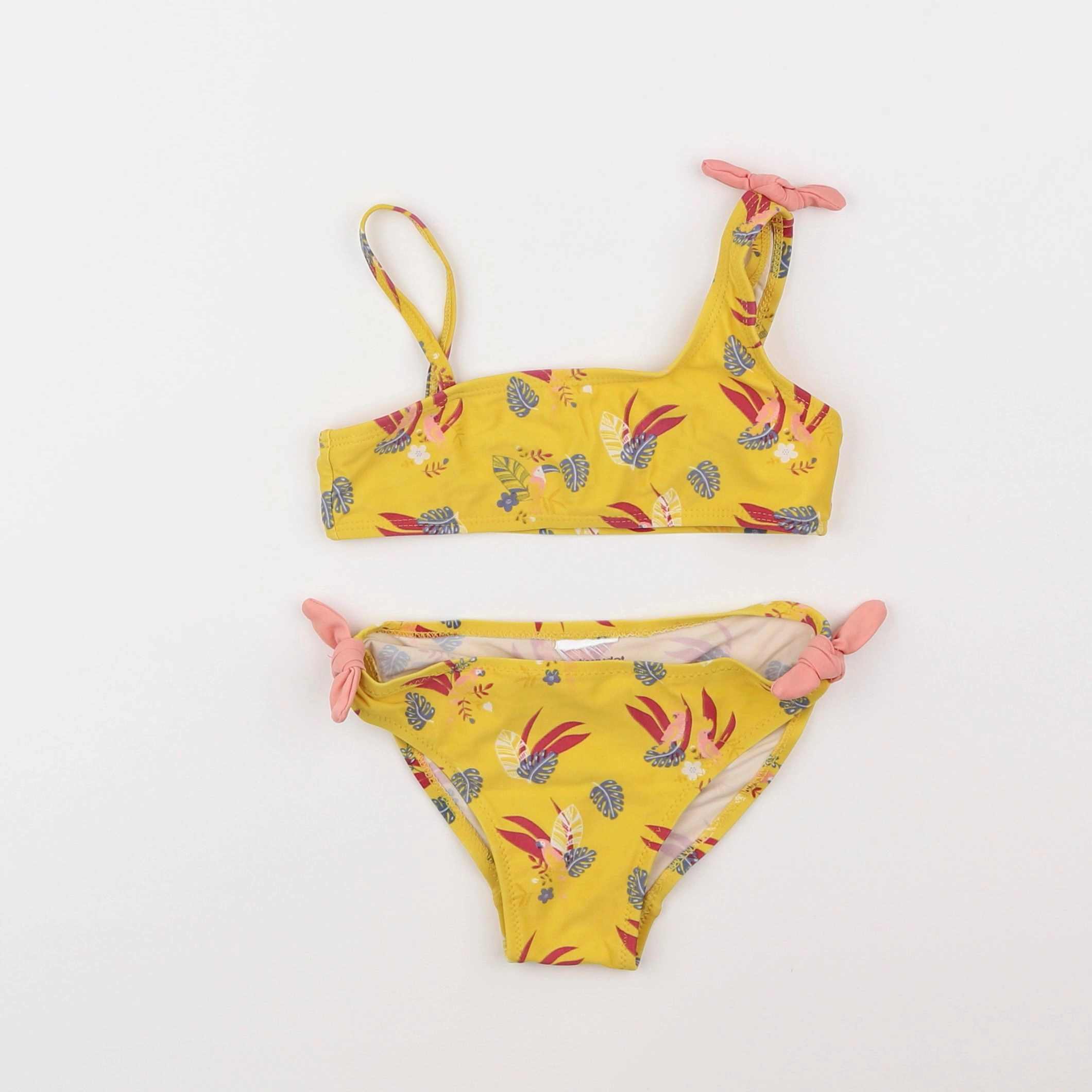 Vertbaudet - maillot de bain jaune - 5 ans