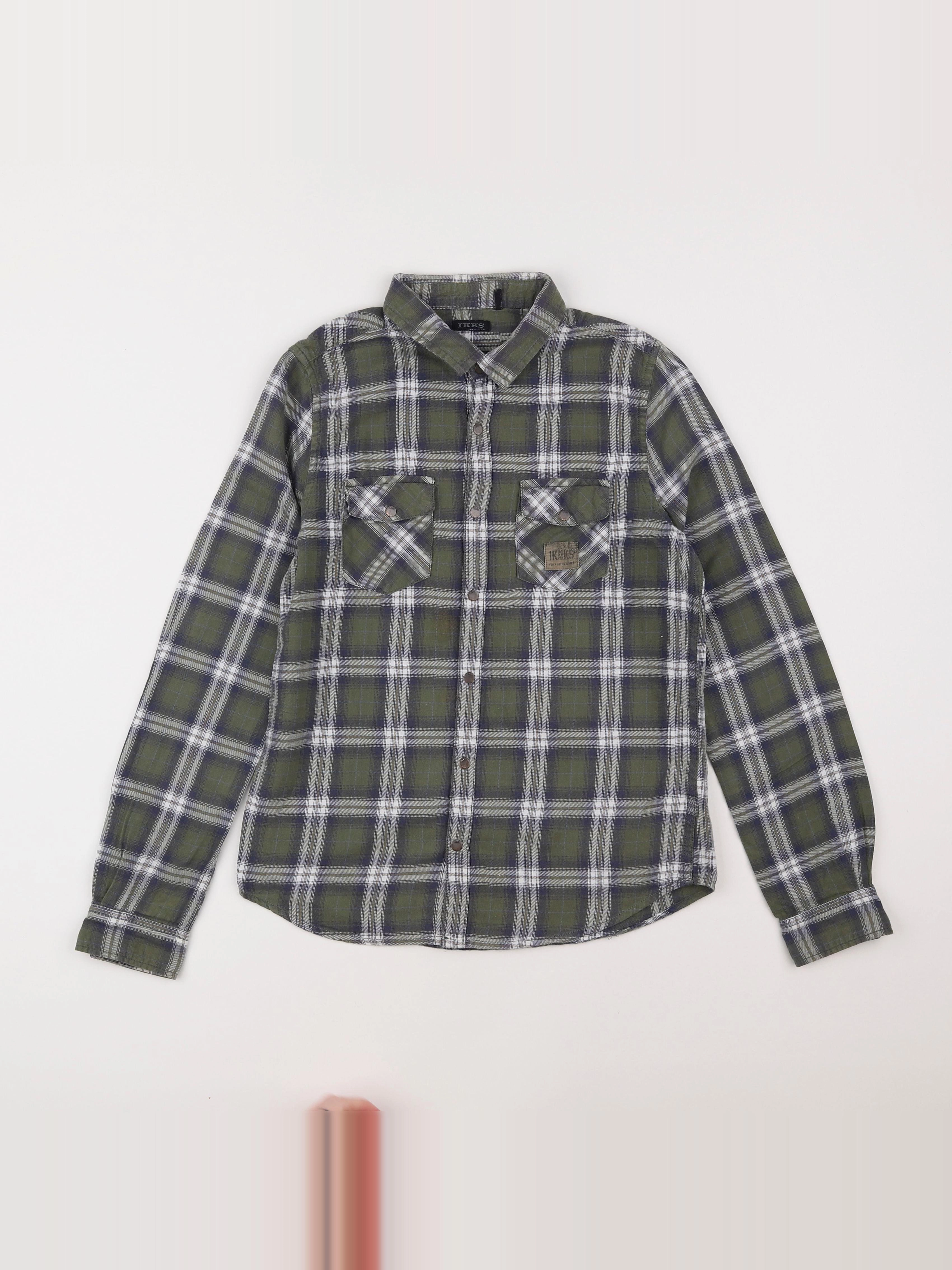 IKKS - chemise vert - 12 ans