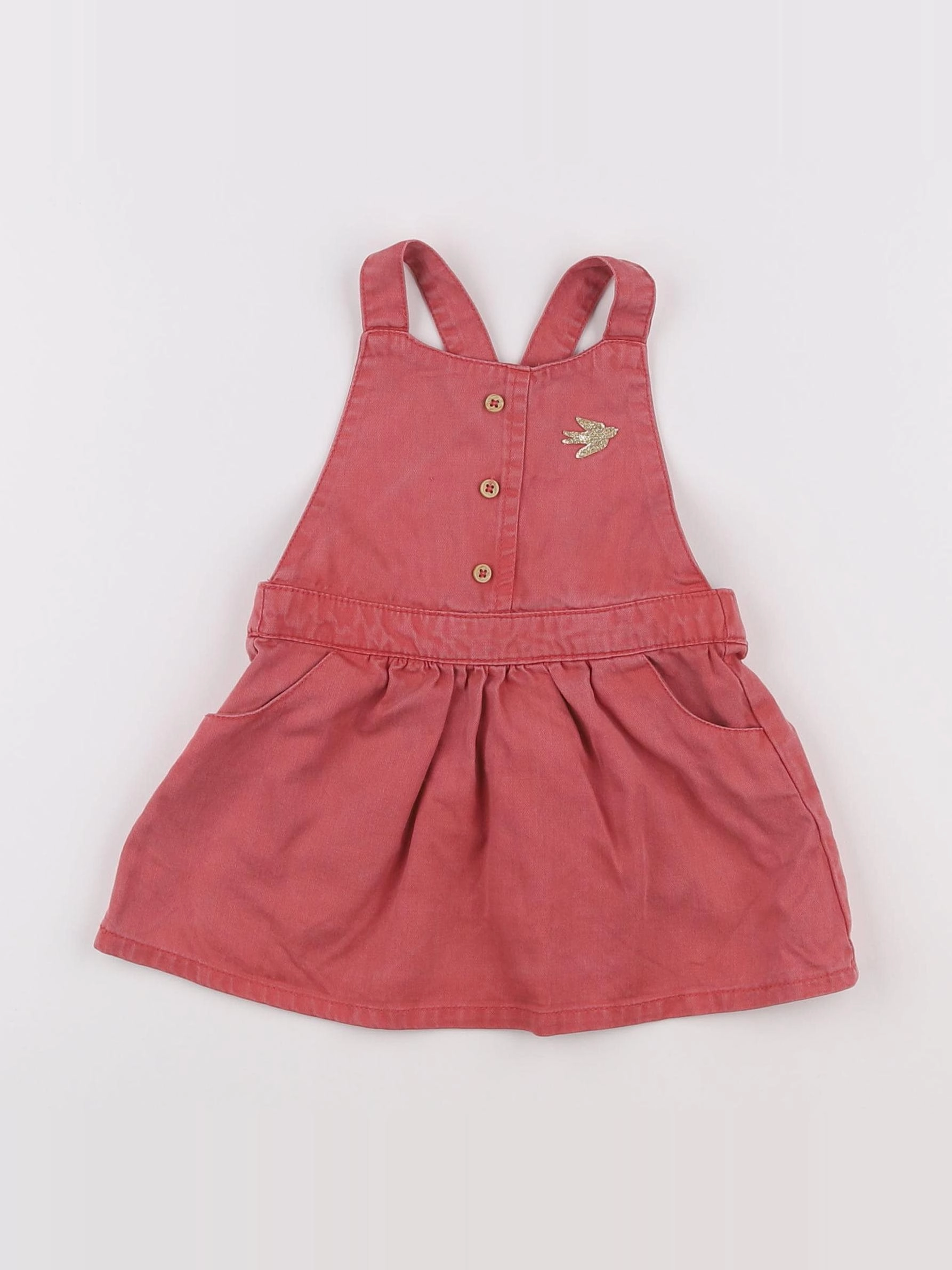 Tape à l'oeil - robe rose - 12 mois
