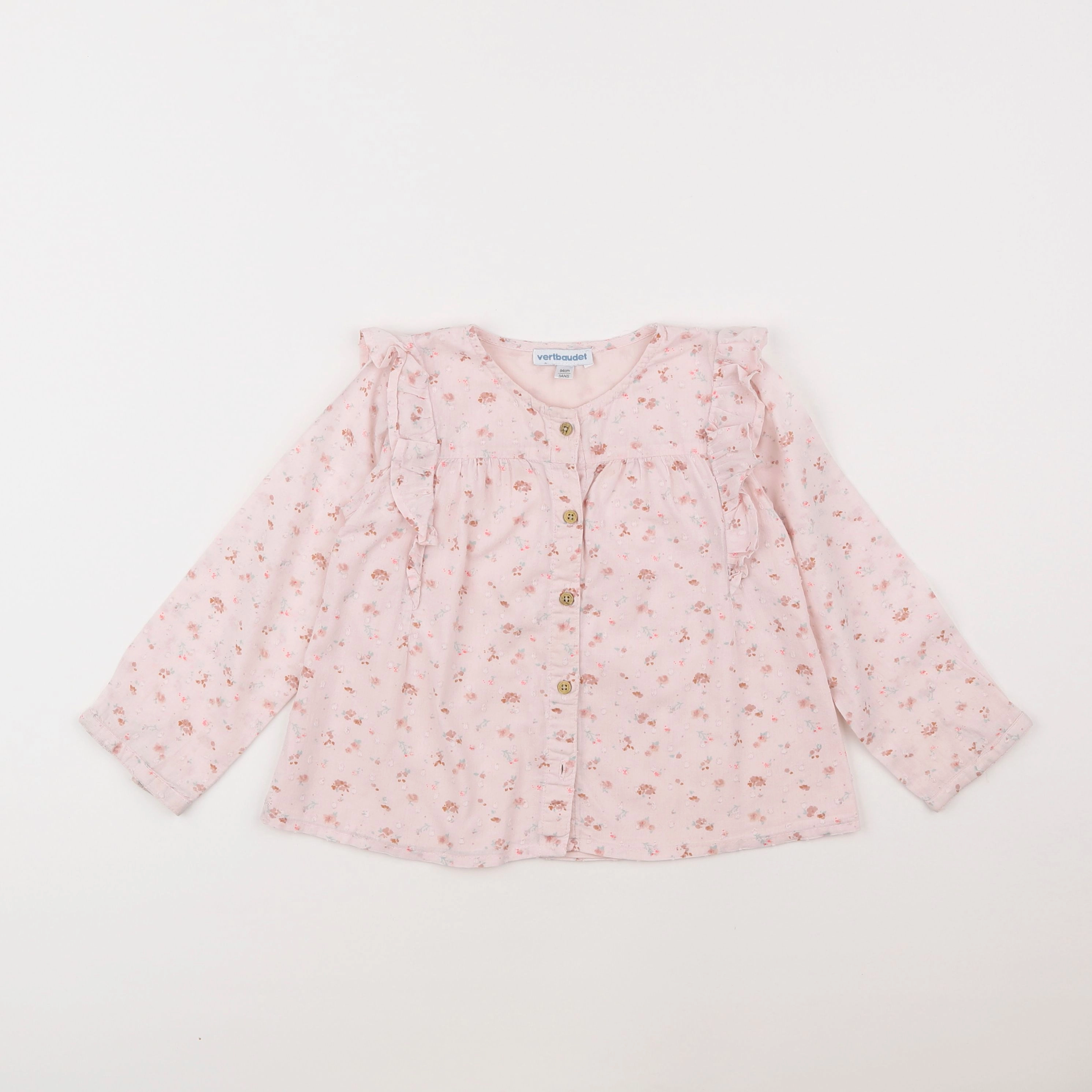 Vertbaudet - blouse rose - 3 ans