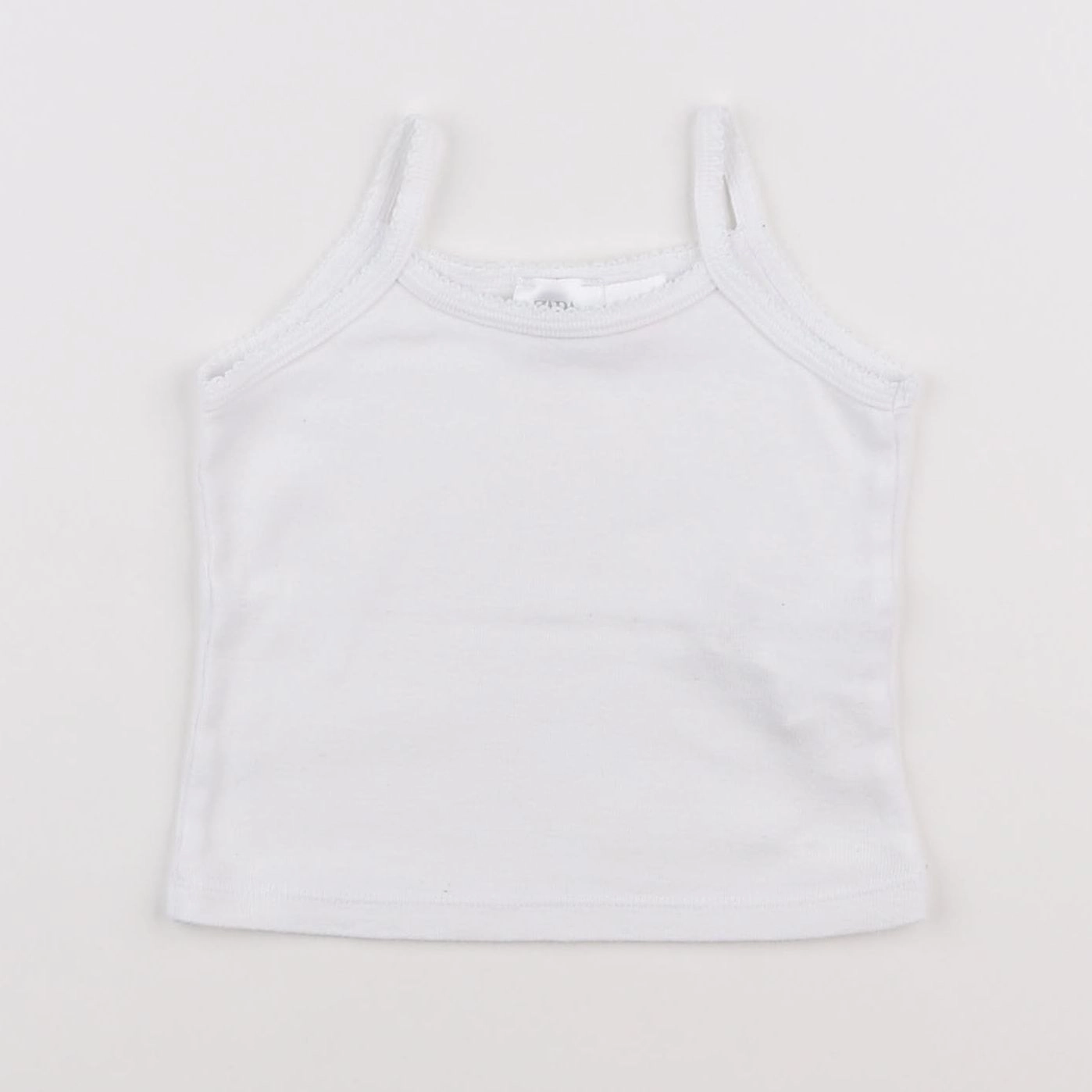 Zara - maillot de corps blanc - 18 mois à 2 ans