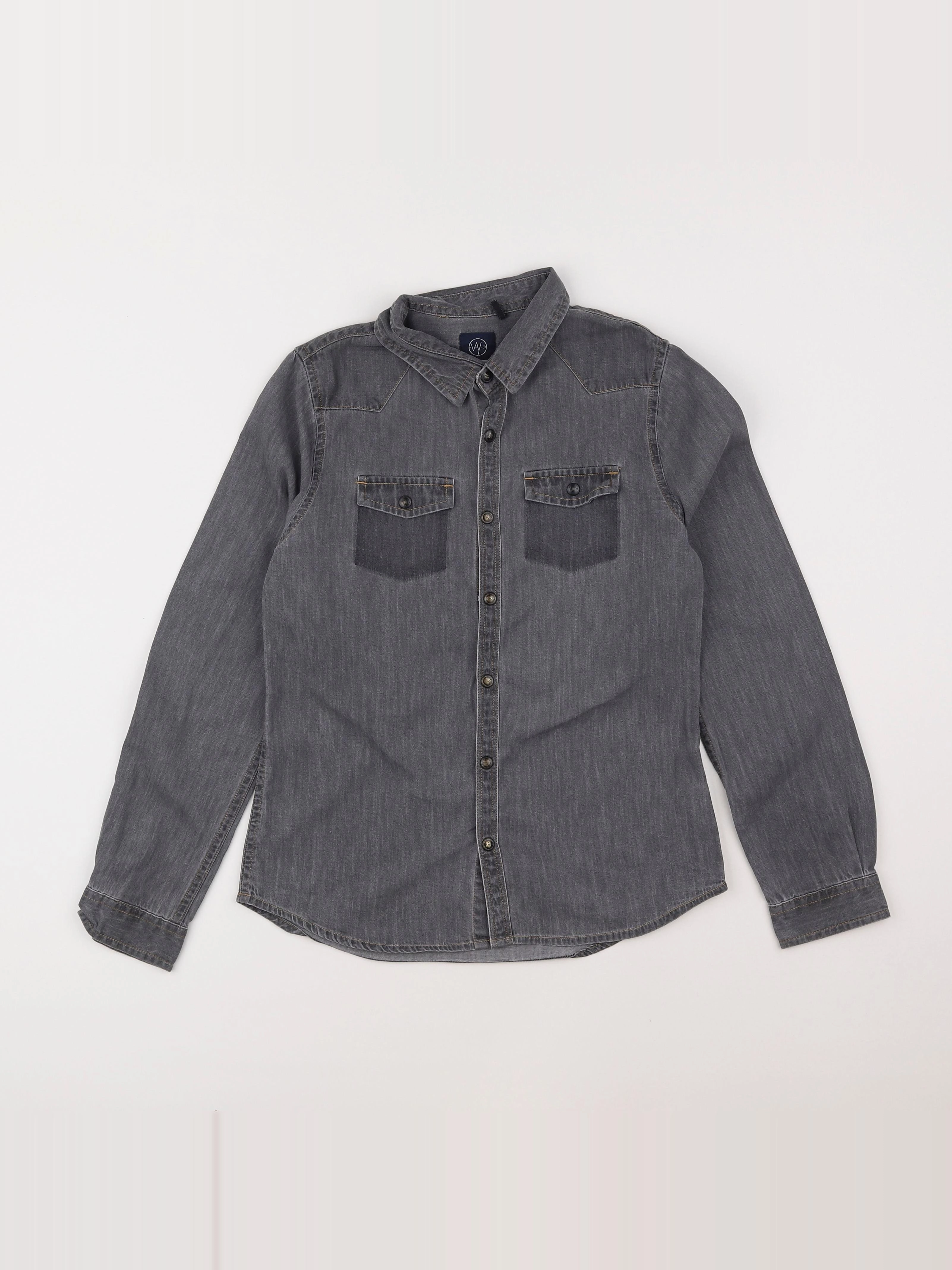 IKKS - chemise gris - 10 ans