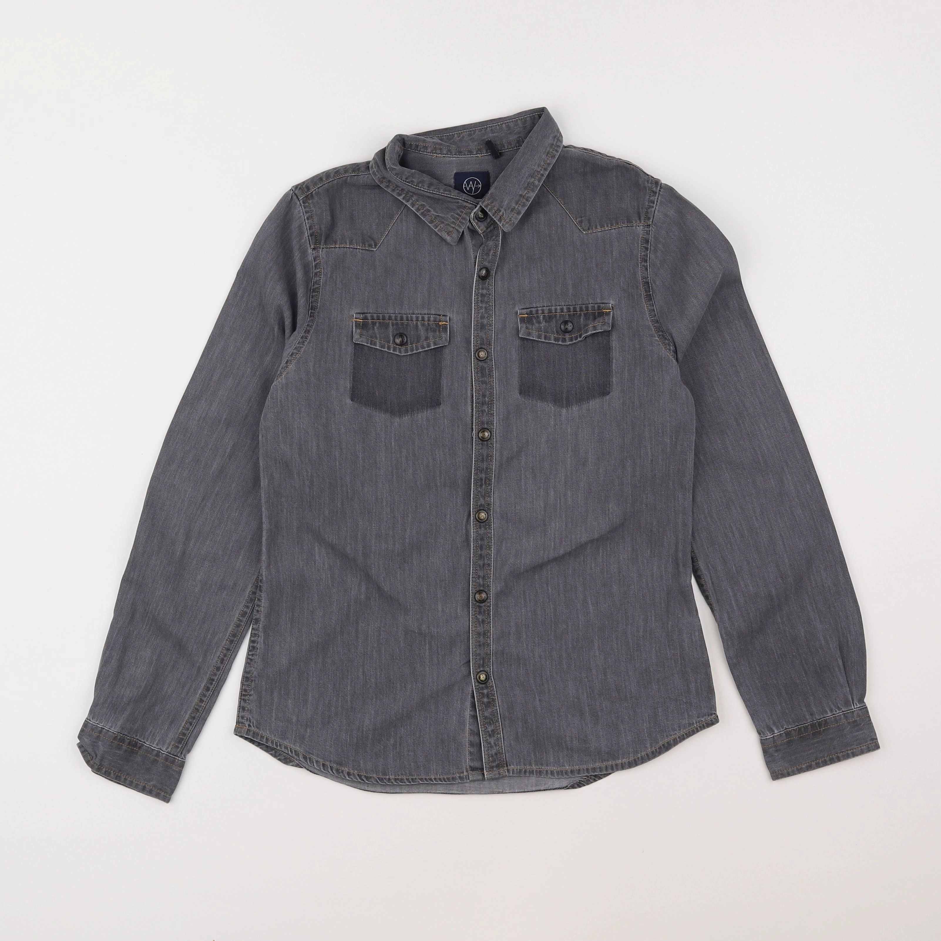 IKKS - chemise gris - 10 ans