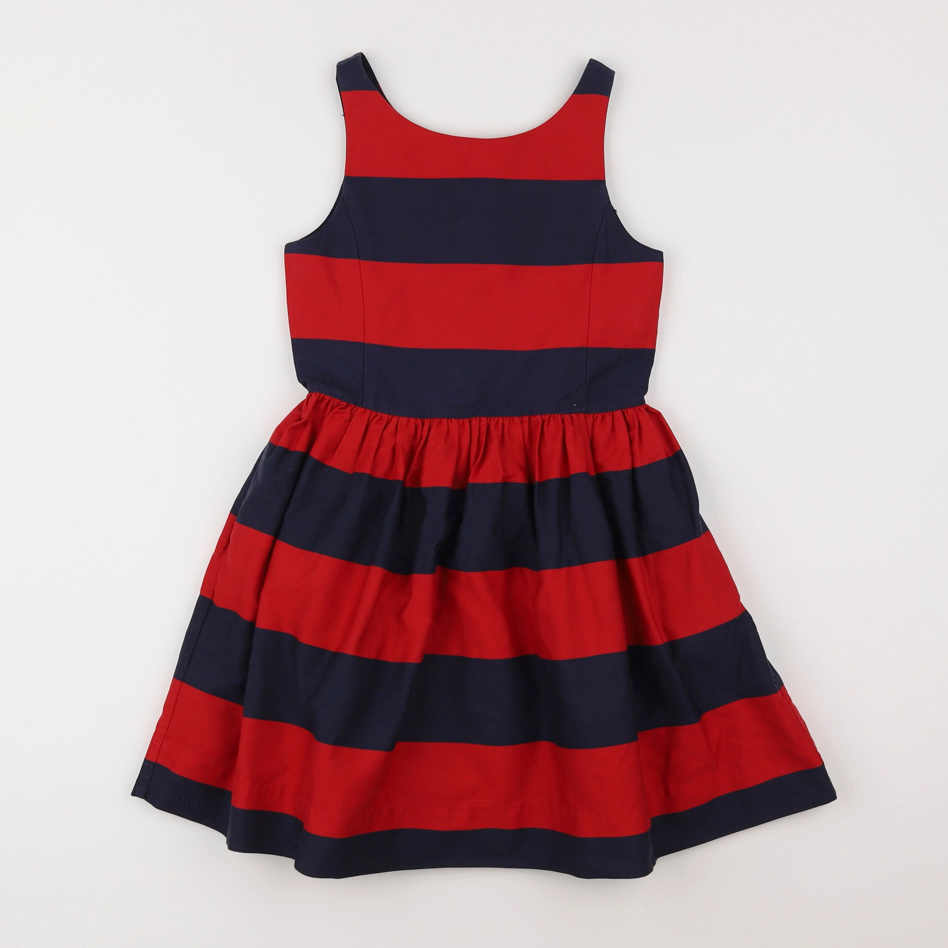 Ralph Lauren - robe bleu, rouge - 6 ans