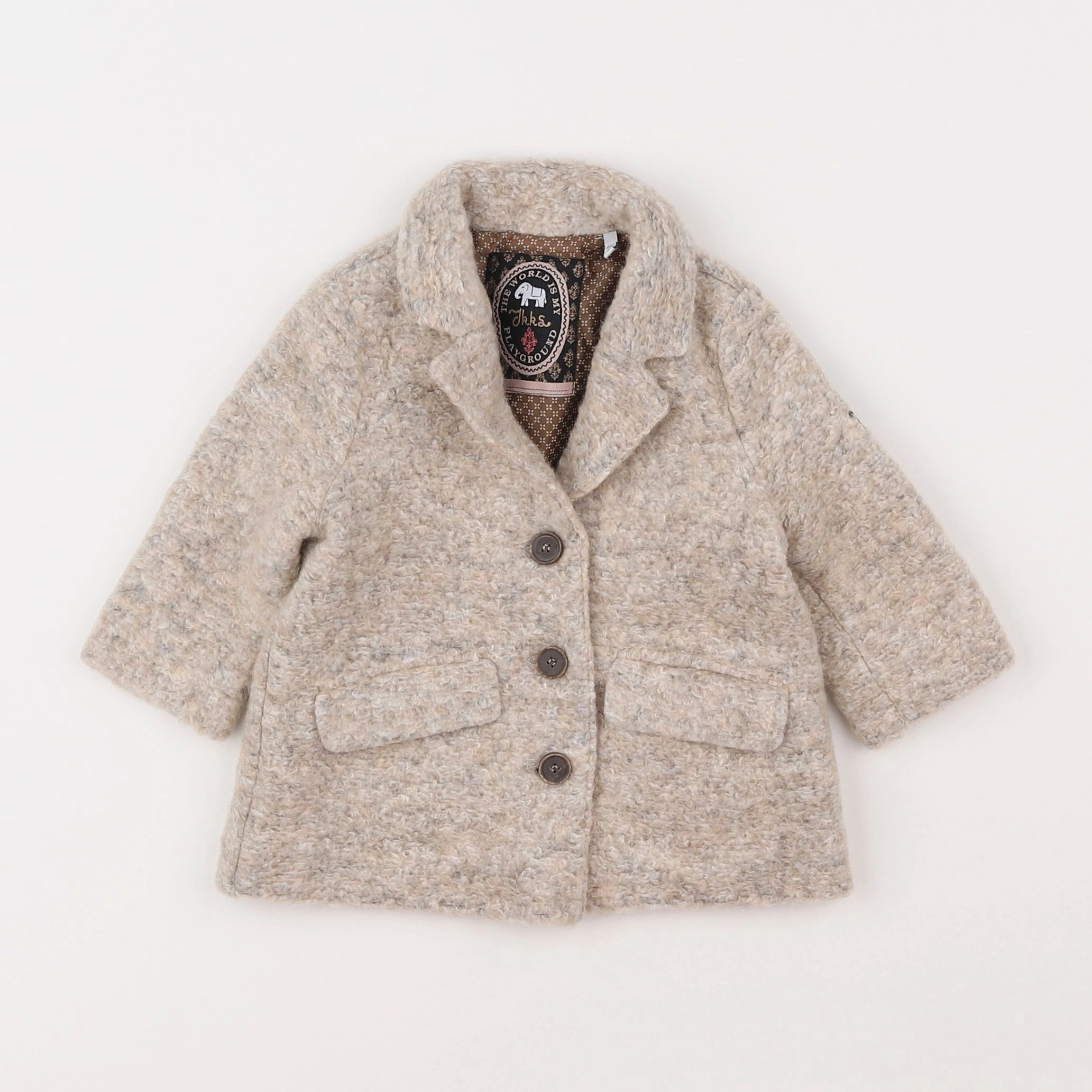 IKKS - veste beige - 6 mois