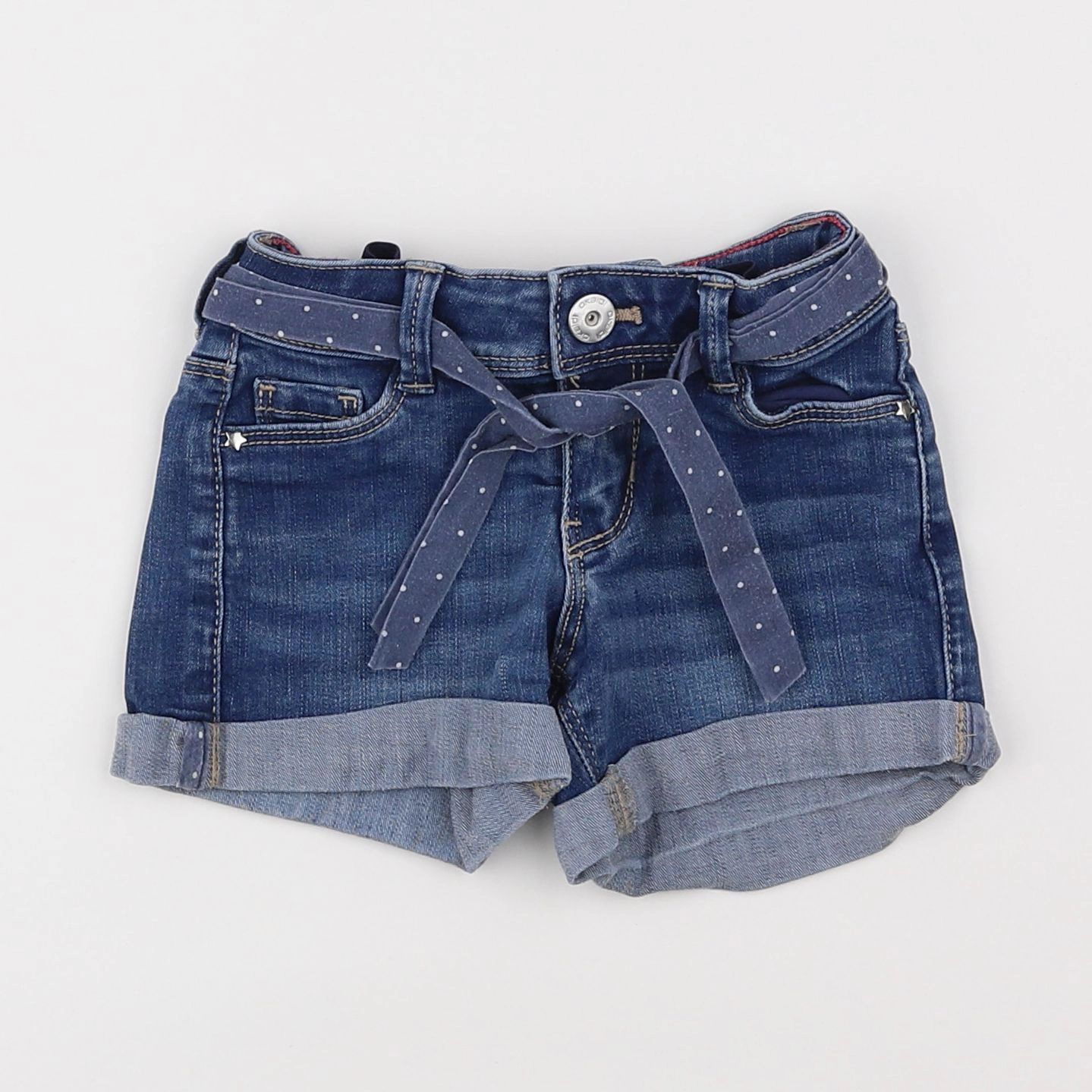 Okaidi - short bleu - 2 ans